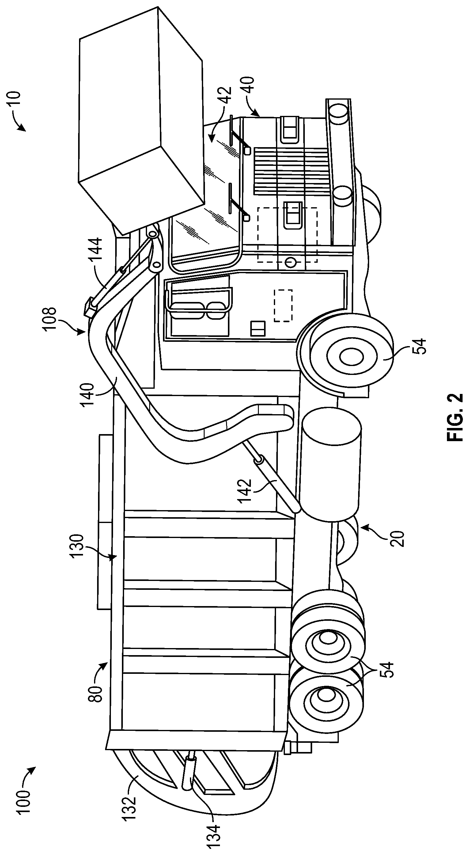 Patent US12311722 Figure 2 – Systems and methods for a suspension assembly on an electrified vehicle