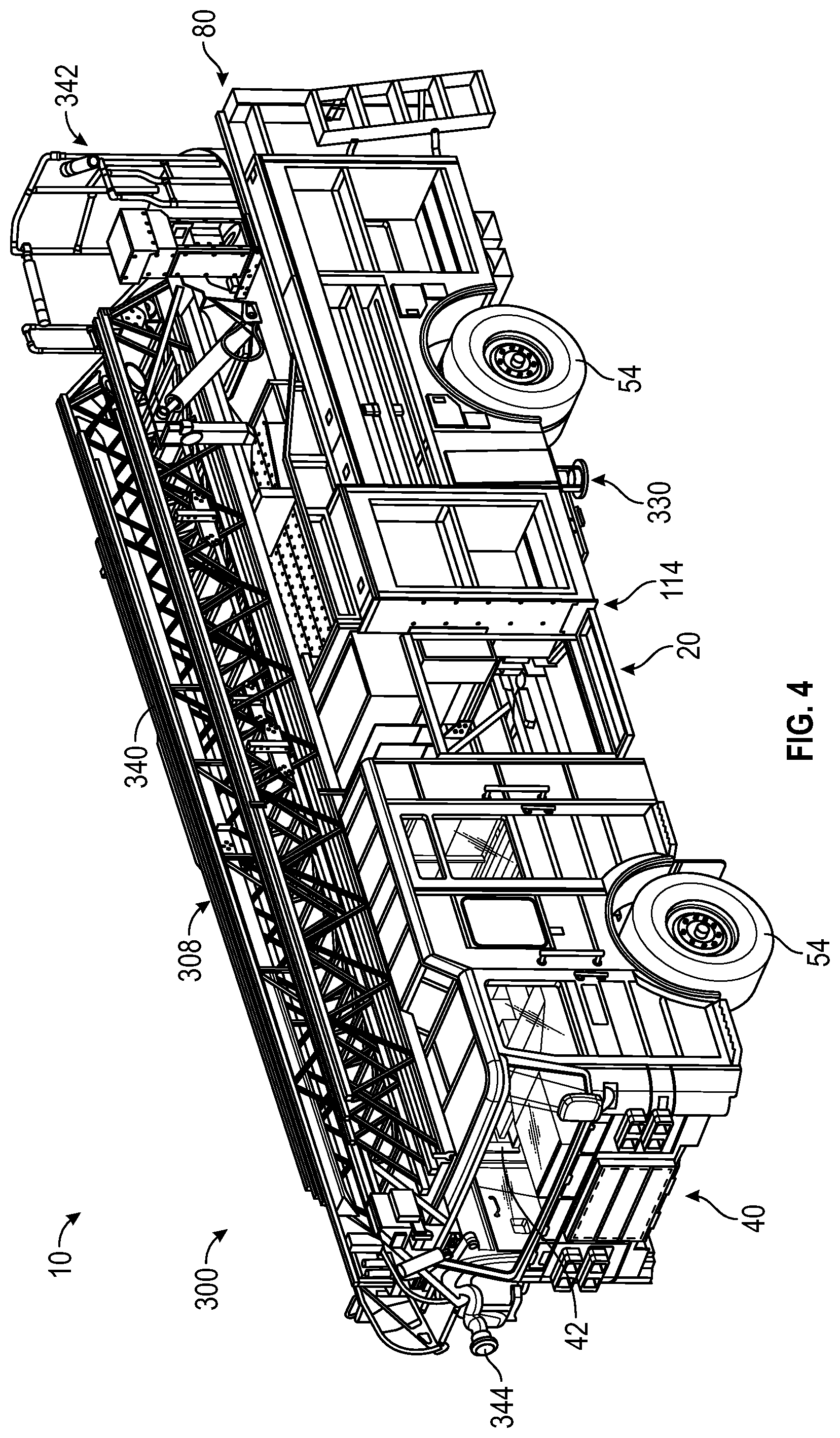 Patent US12311722 Figure 4 – Systems and methods for a suspension assembly on an electrified vehicle