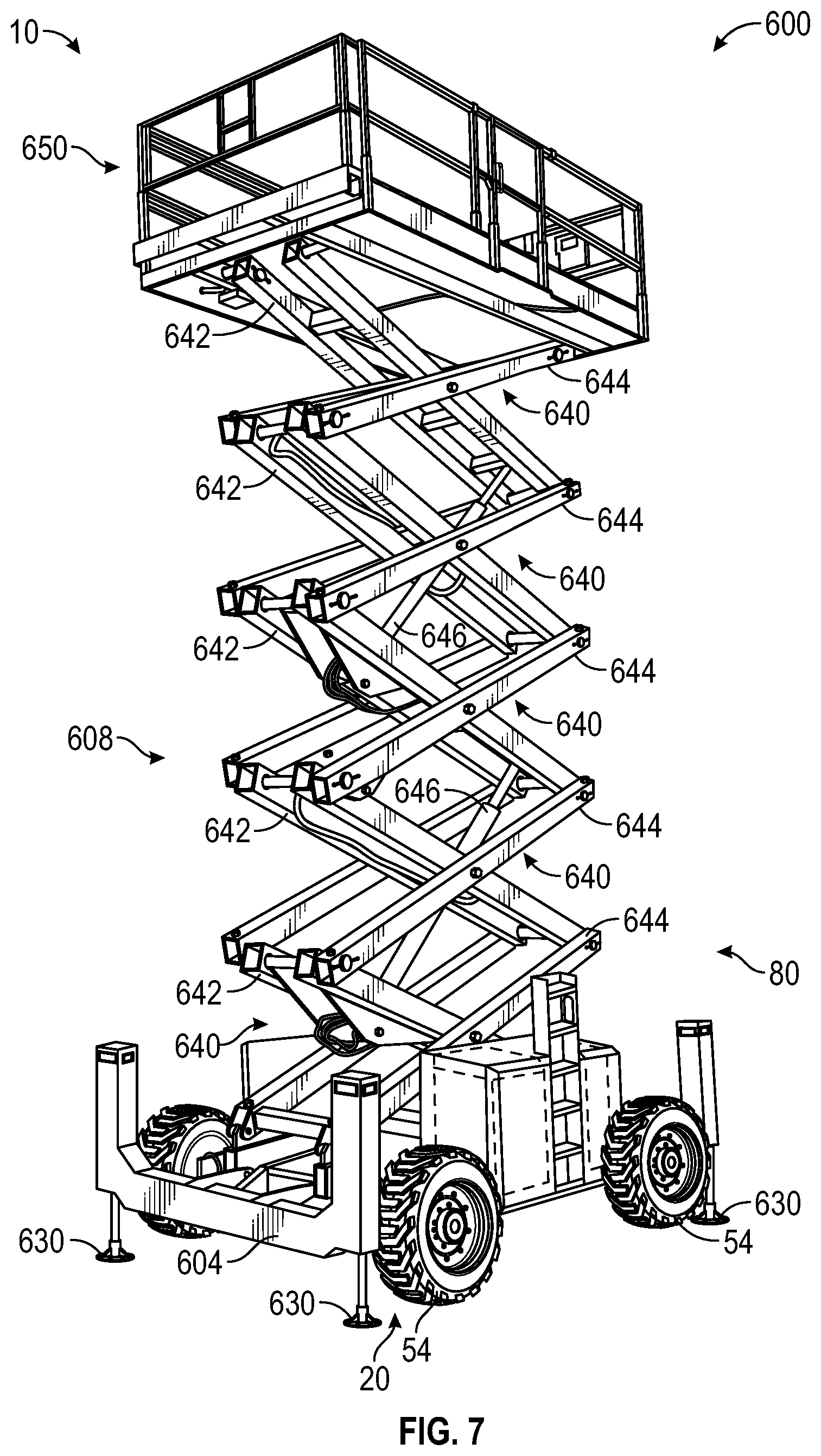 Patent US12311722 Figure 7 – Systems and methods for a suspension assembly on an electrified vehicle