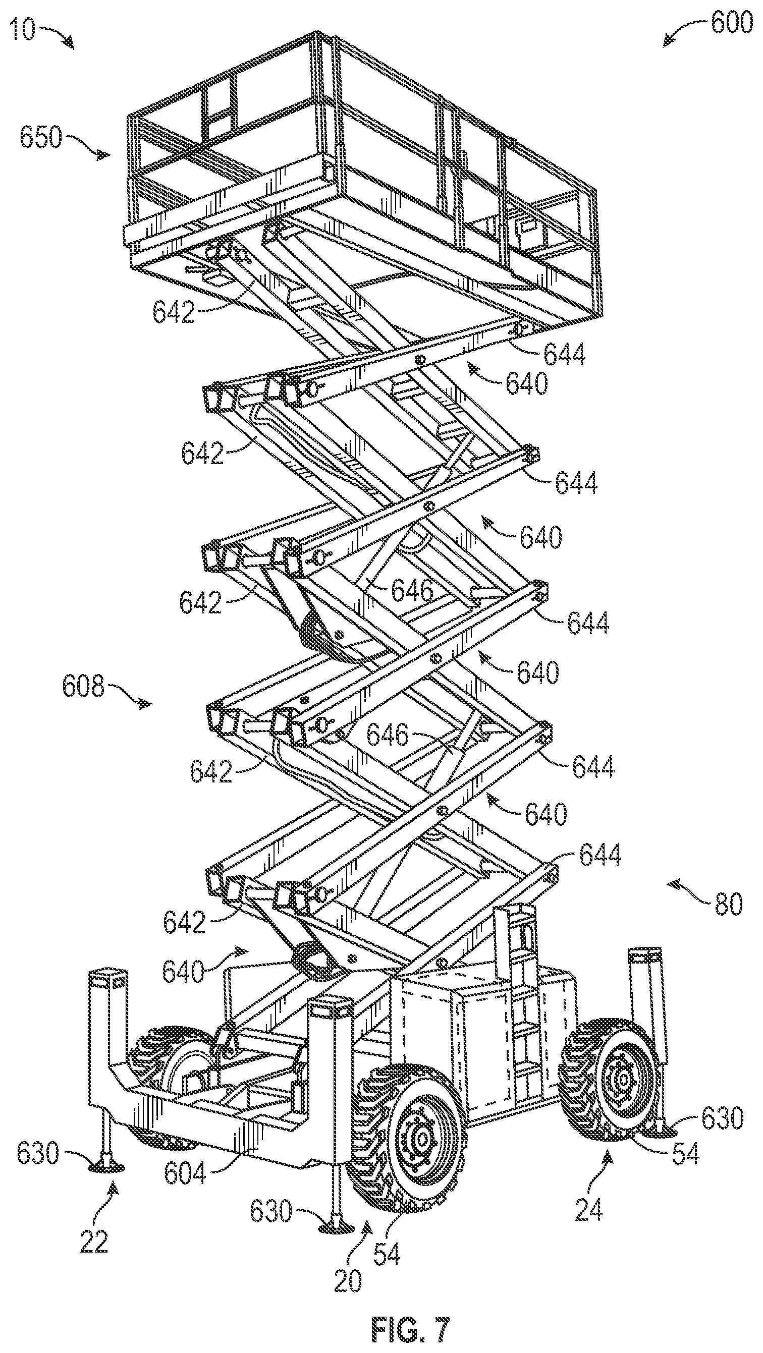 Patent US12311723 Figure 7 – Systems and methods for a suspension assembly on an electrified vehicle