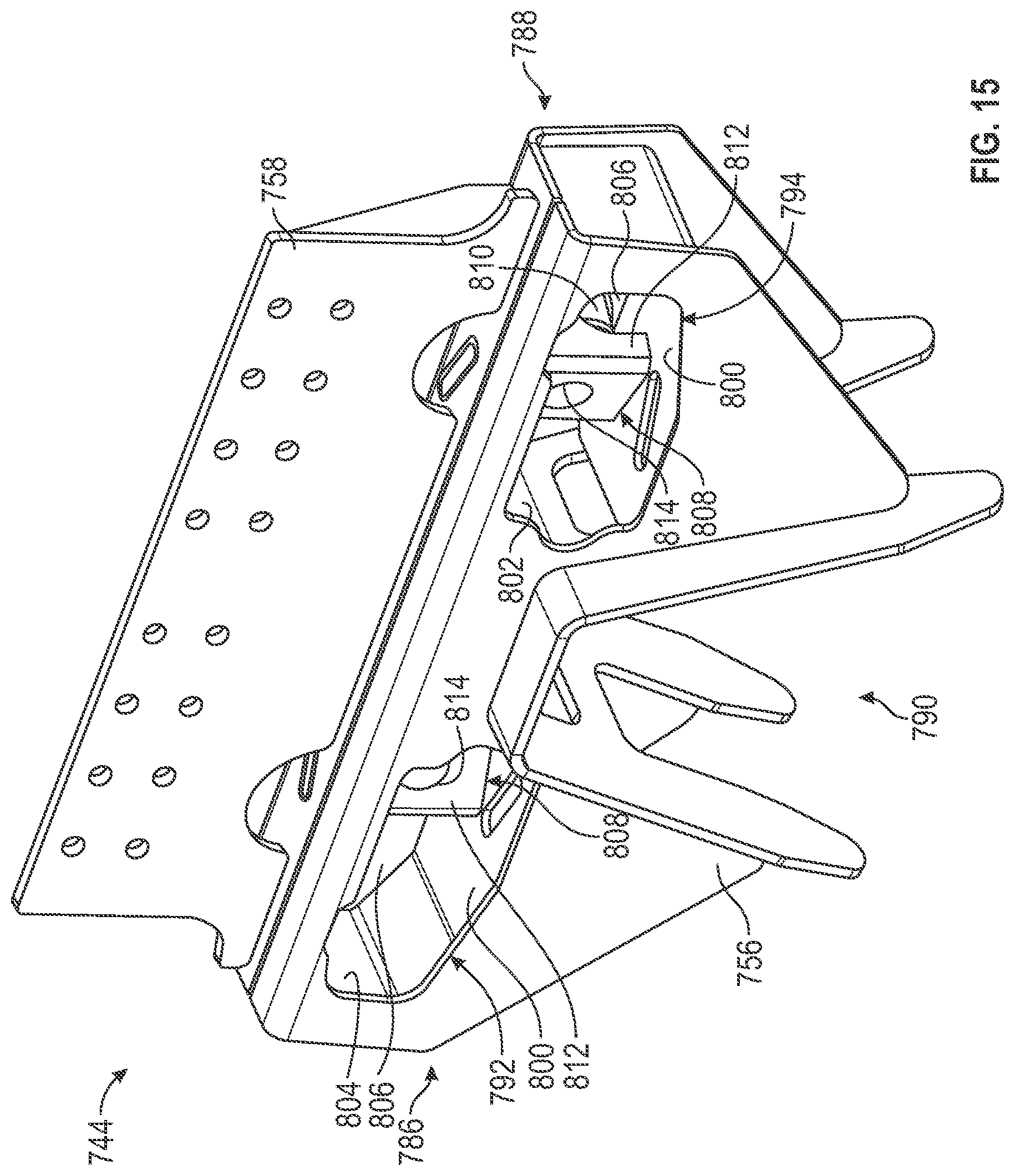 Patent US12311723 Figure 15 – Systems and methods for a suspension assembly on an electrified vehicle