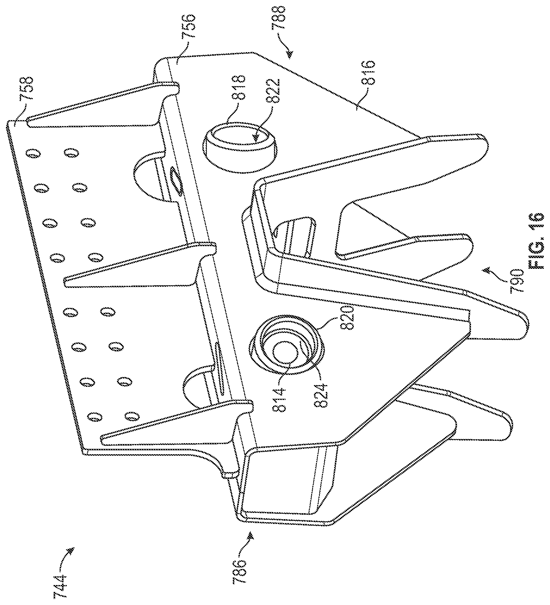 Patent US12311723 Figure 16 – Systems and methods for a suspension assembly on an electrified vehicle