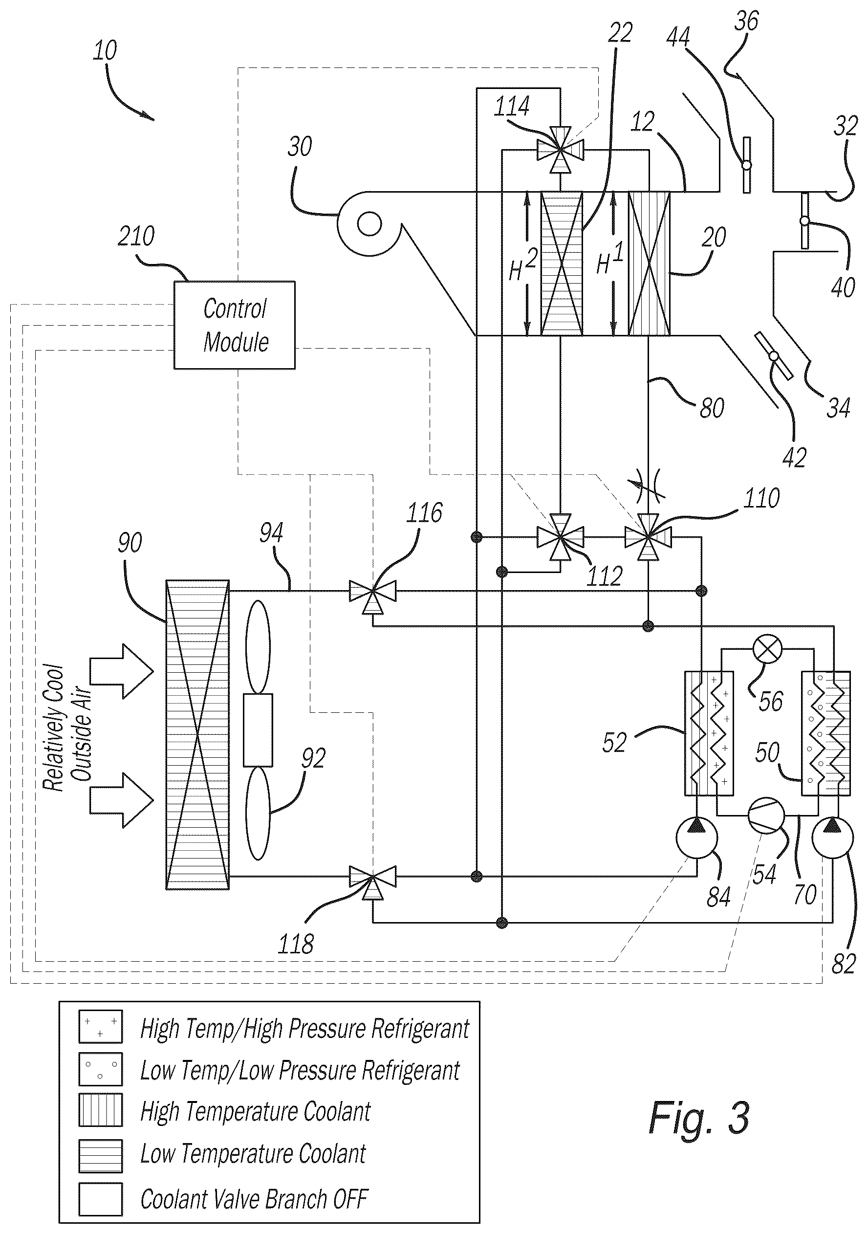 Patent US12311724 Figure 3 – HVAC system