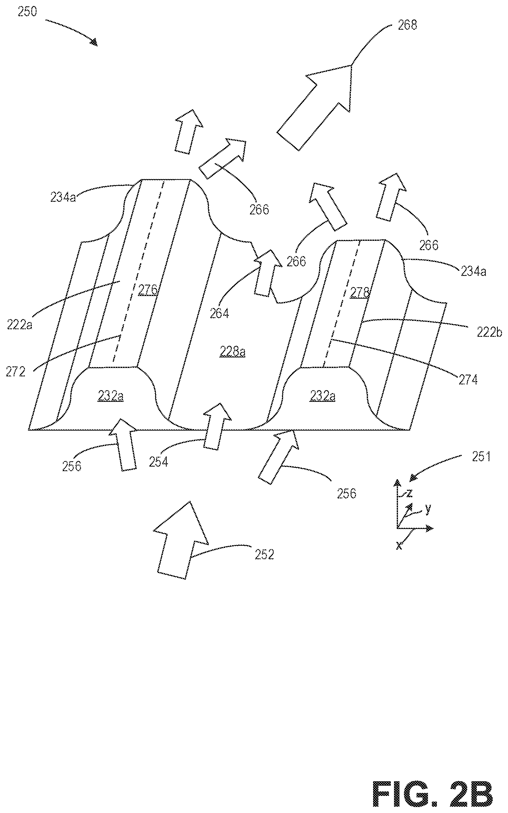 Patent US12311726 Figure 3 – Battery cooling unit intermediate plate with continuous and discontinuous ribs