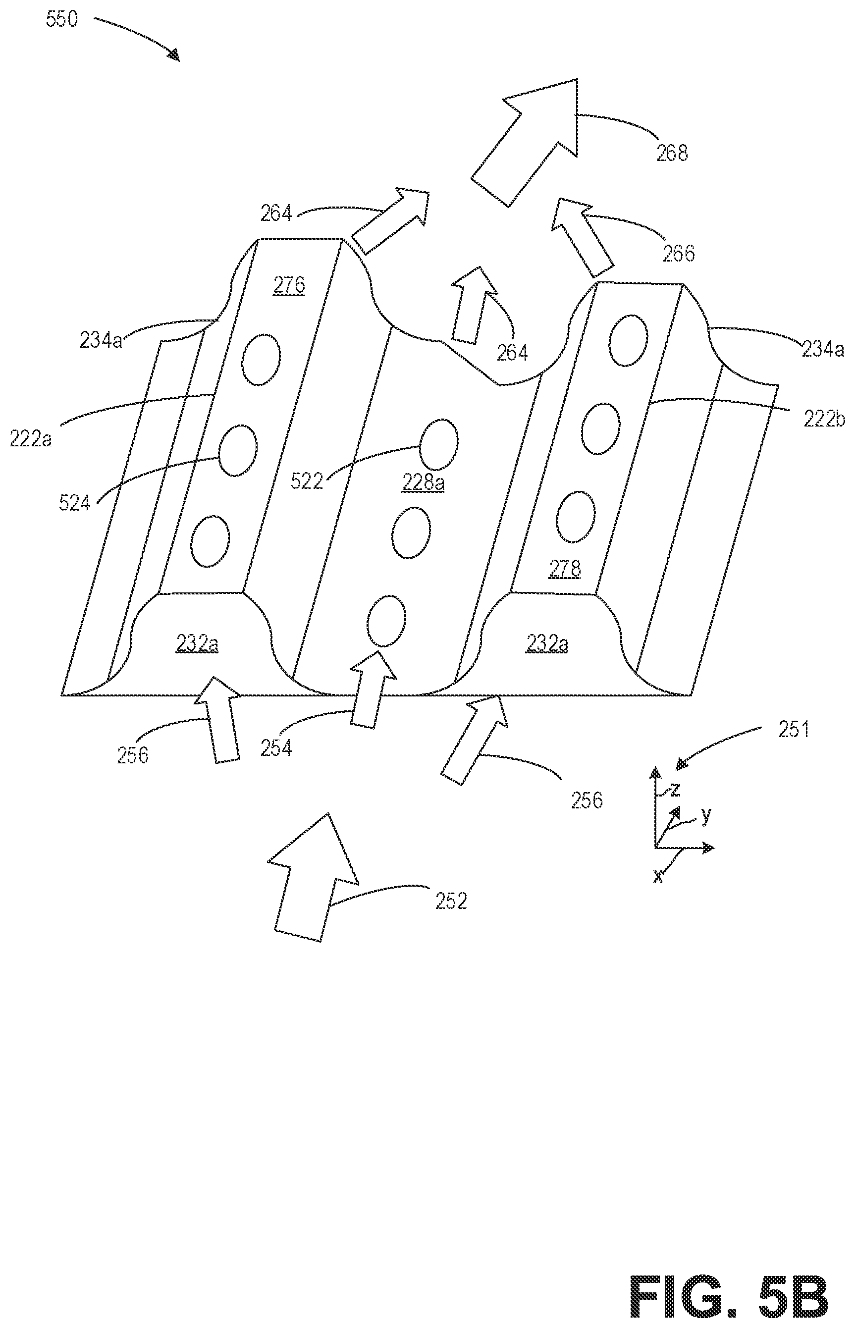 Patent US12311726 Figure 9 – Battery cooling unit intermediate plate with continuous and discontinuous ribs
