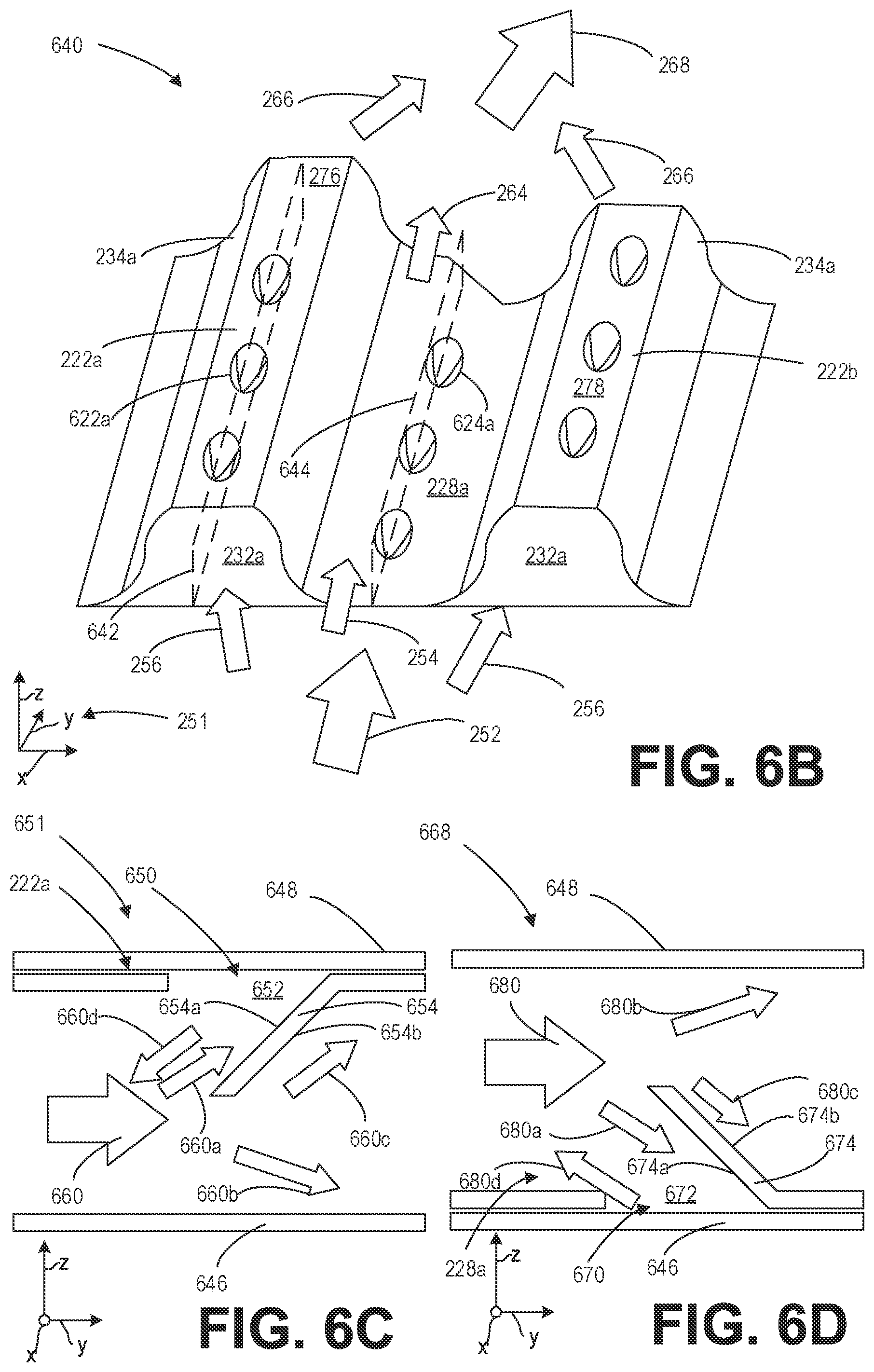 Patent US12311726 Figure 11 – Battery cooling unit intermediate plate with continuous and discontinuous ribs