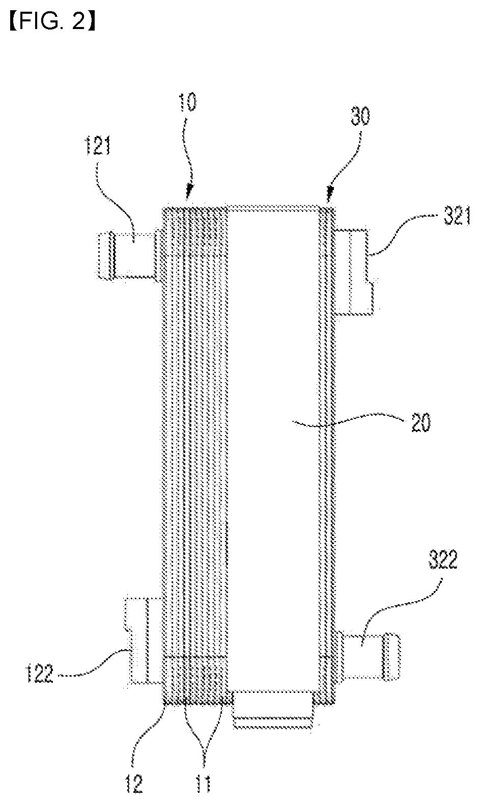 Patent US12311727 Figure 2 – Heat exchanger for vehicles