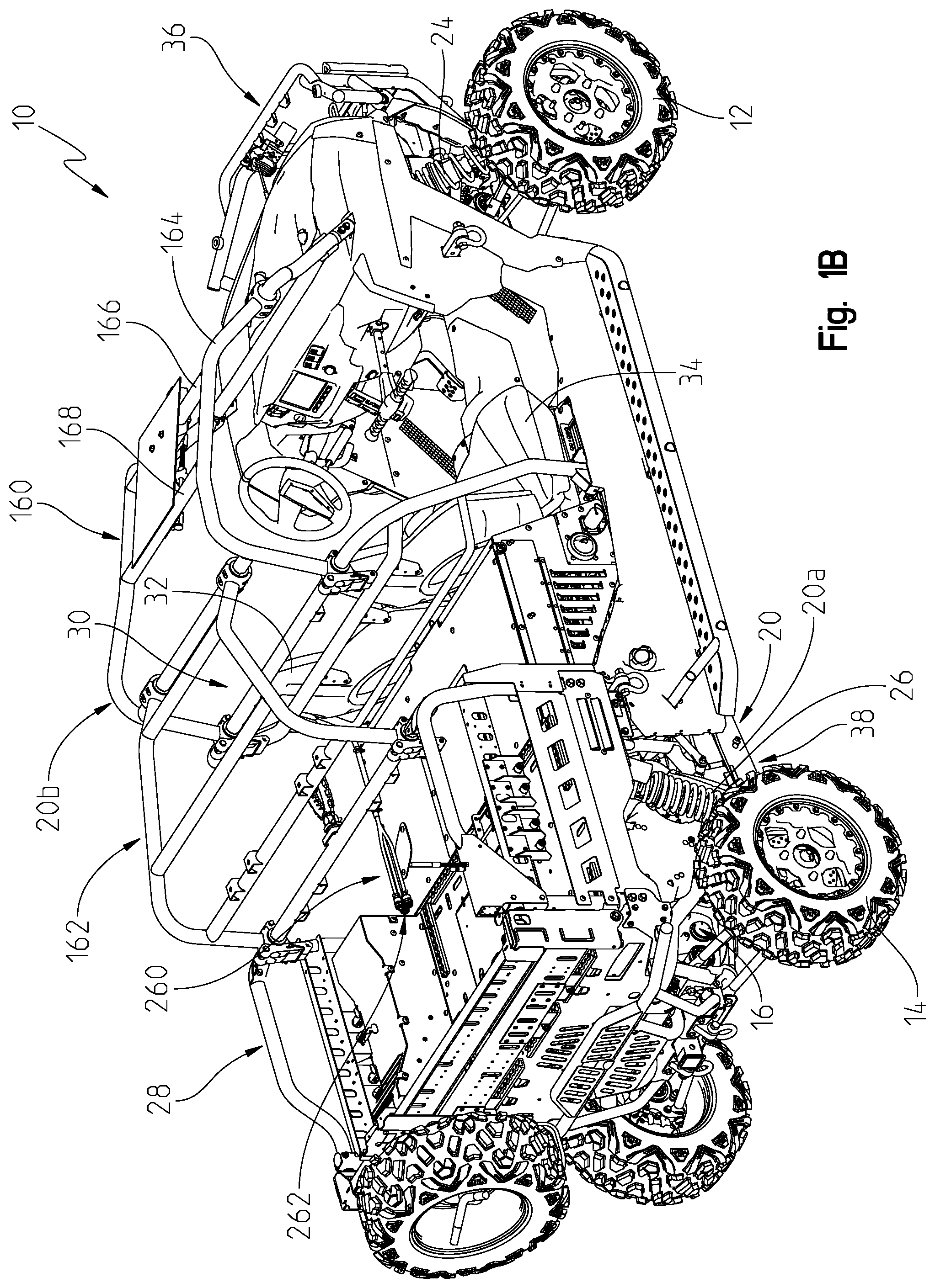 Patent US12311728 Figure 2 – Hybrid utility vehicle