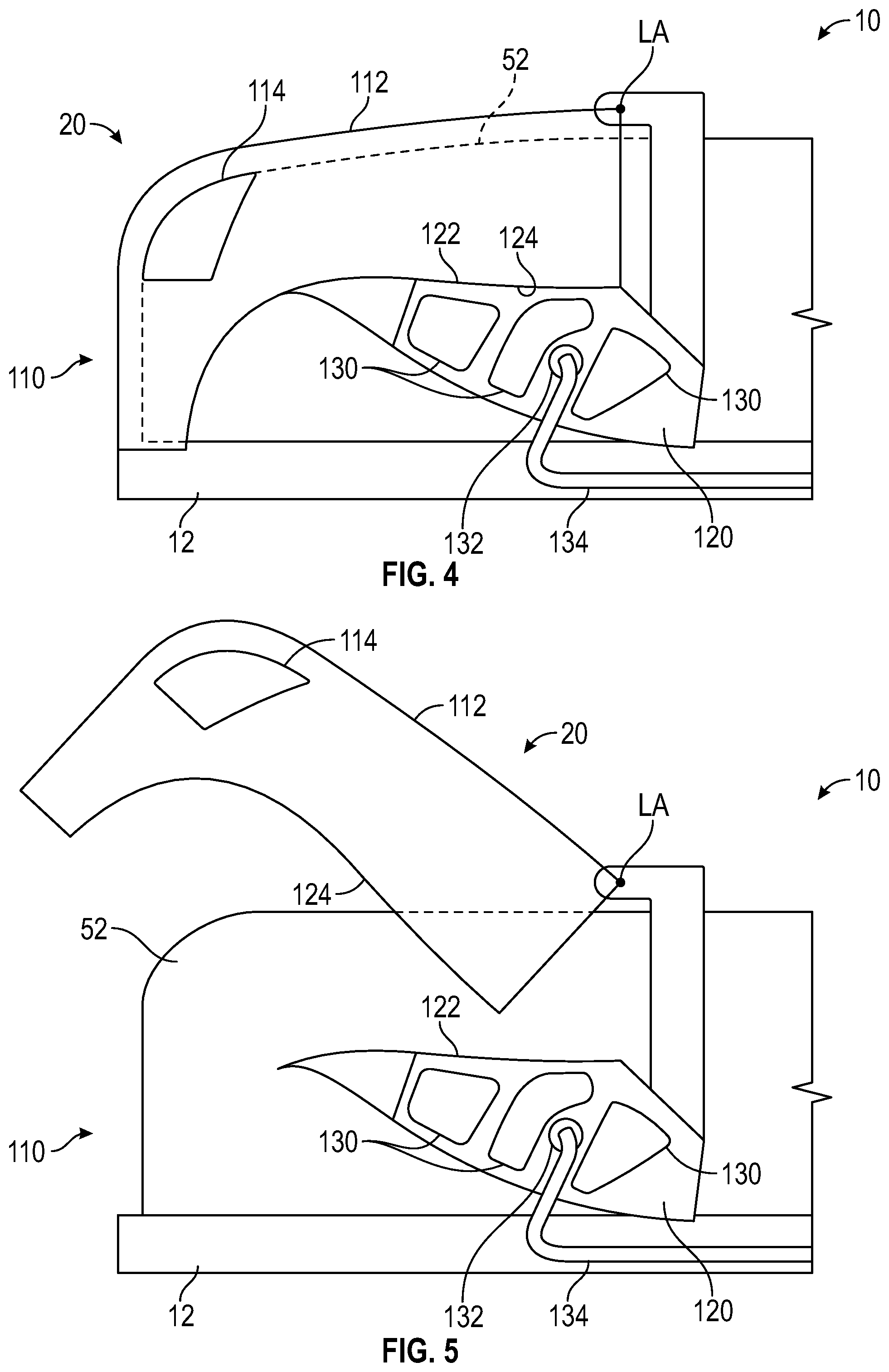 Patent US12311741 Figure 3 – Vehicle with debris shield