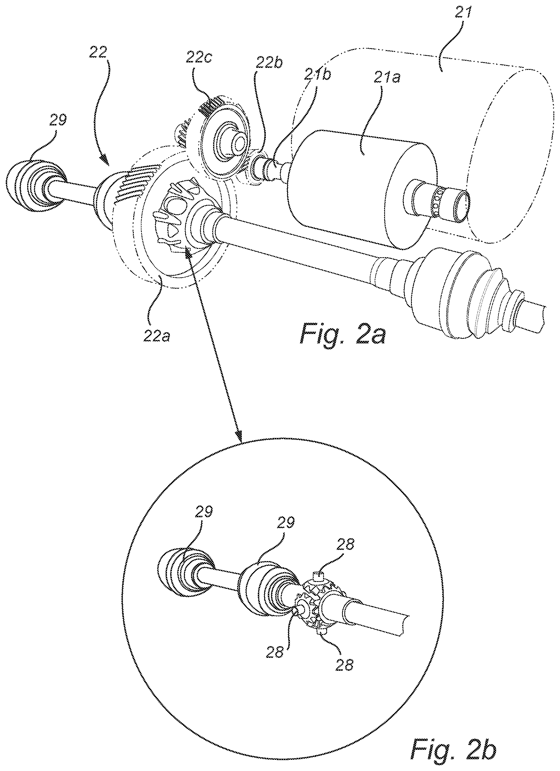 Patent US12311745 Figure 2 – Drive shaft arrangement and a vehicle comprising said arrangement