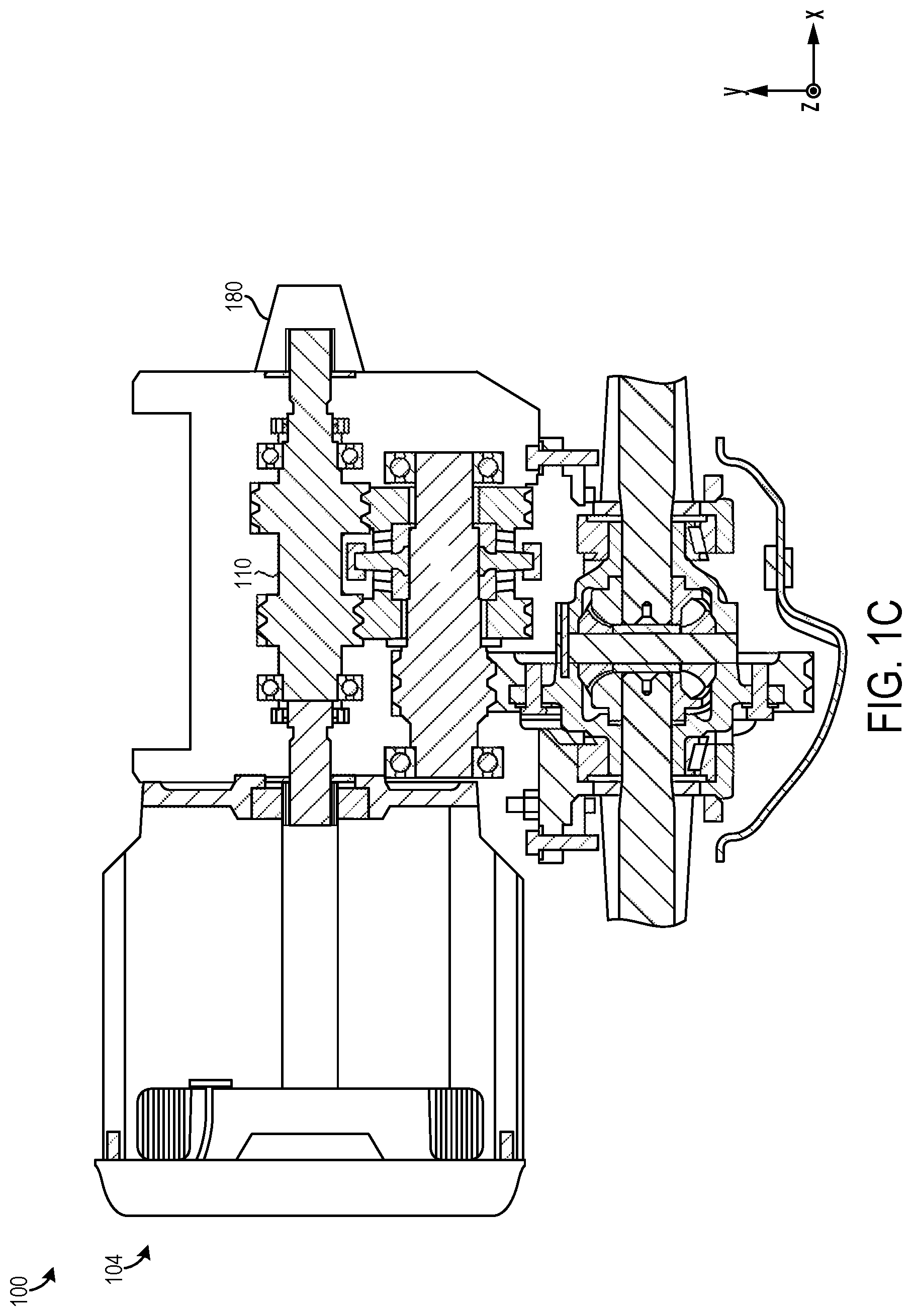 Patent US12311746 Figure 3 – Electric axle and control method