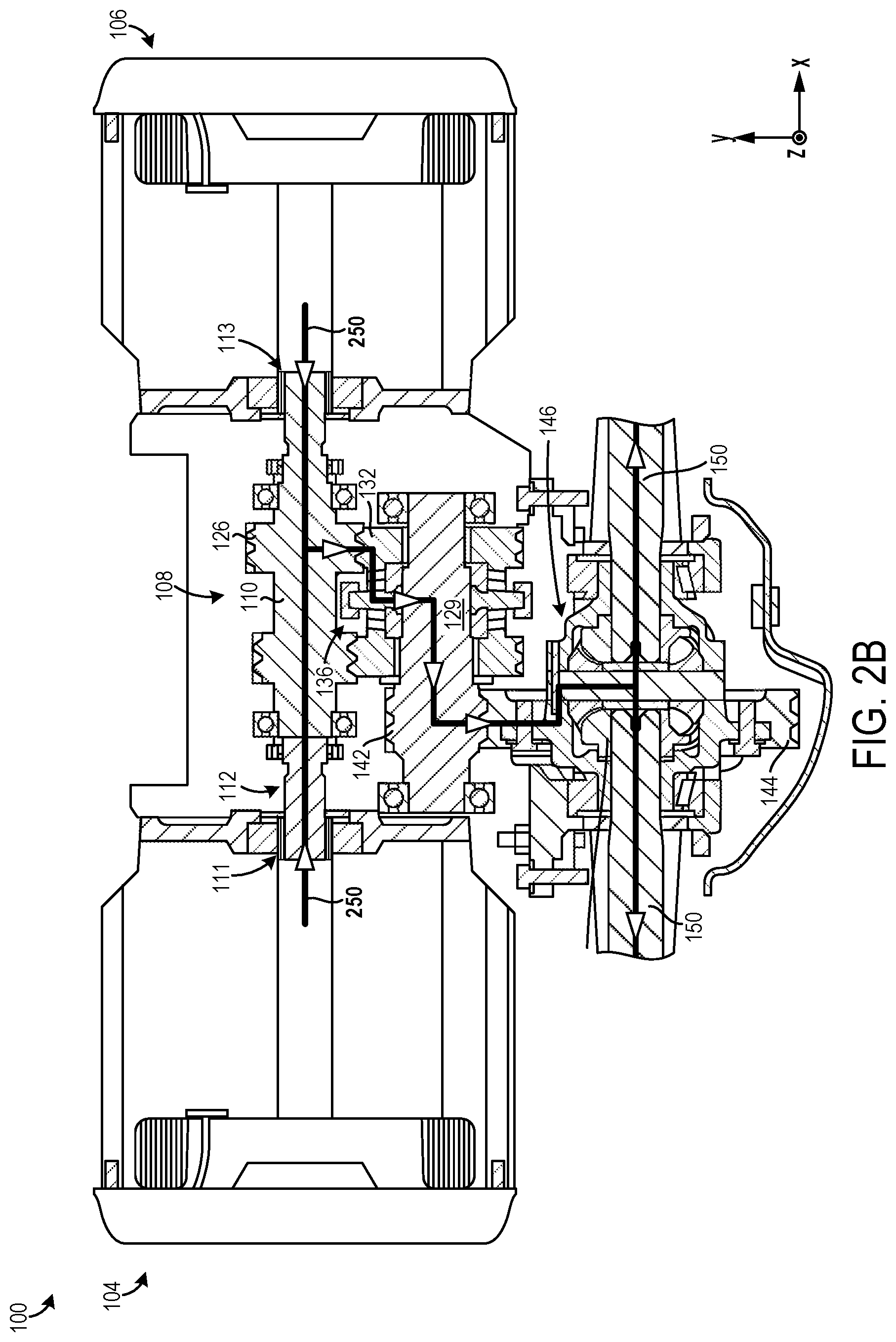 Patent US12311746 Figure 5 – Electric axle and control method