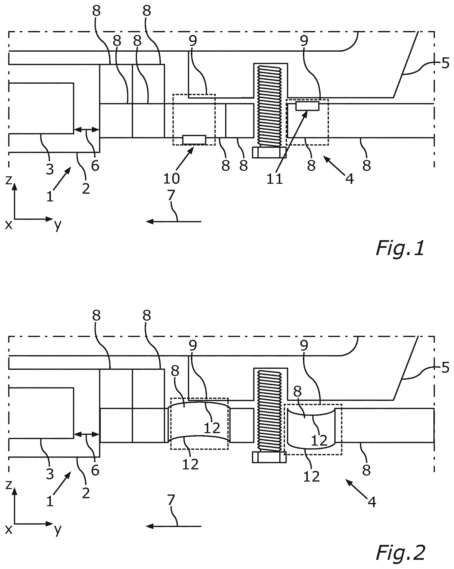 Patent US12311747 Figure 1 – High-voltage storage device for a motor vehicle