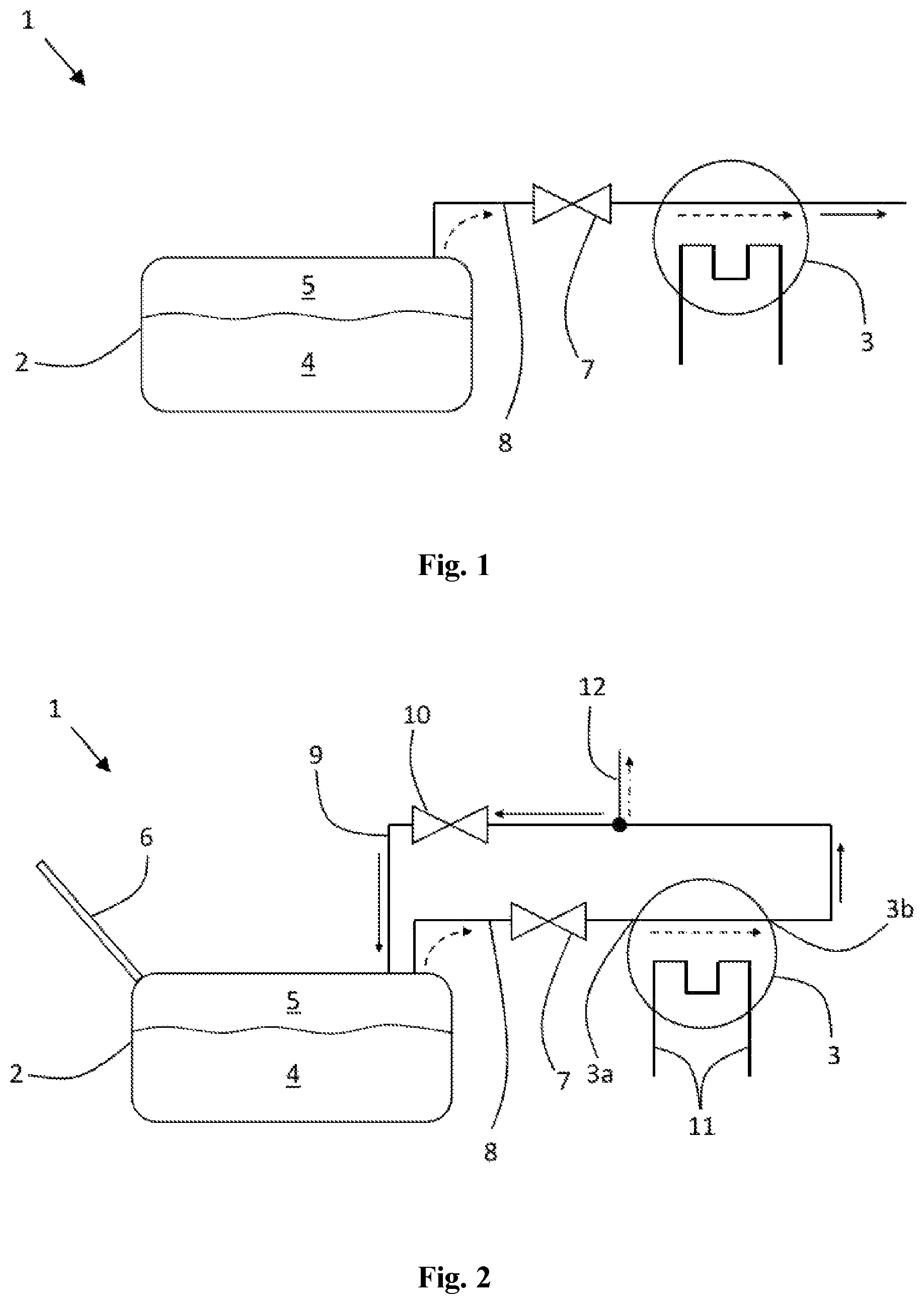 Patent US12311752 Figure 1 – Handling of fuel vapour