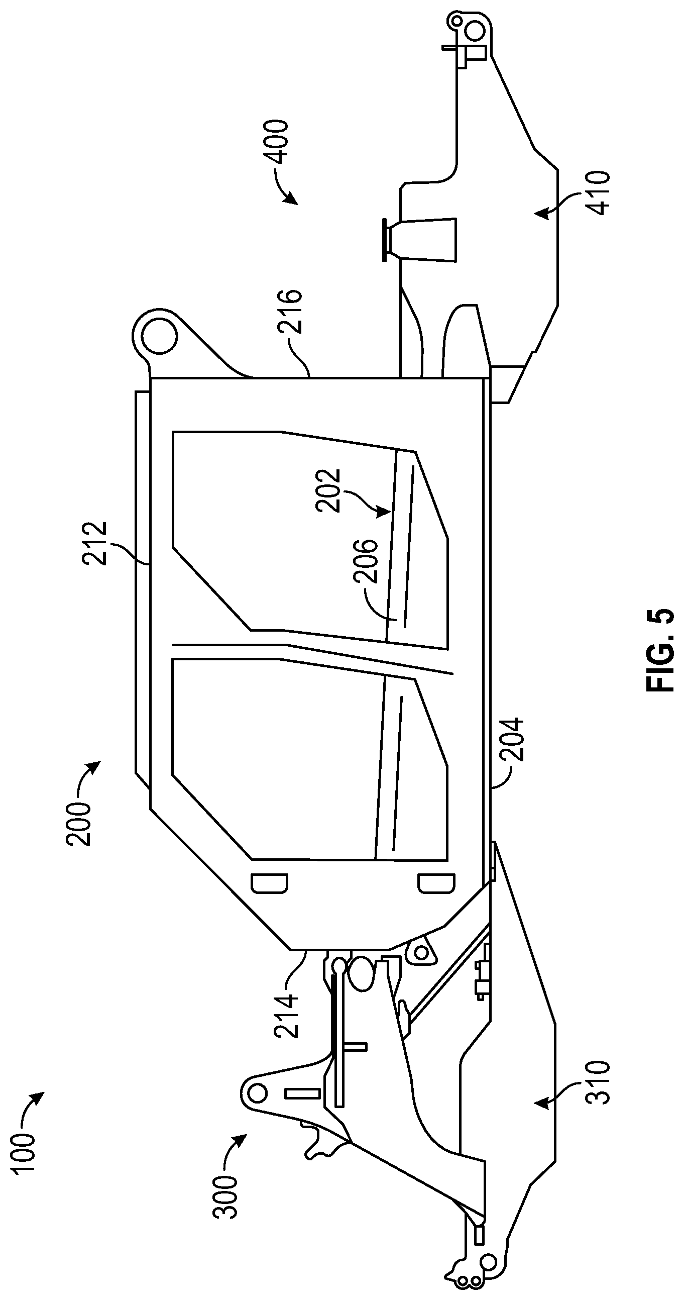 Patent US12311754 Figure 5 – Power export system for a military vehicle