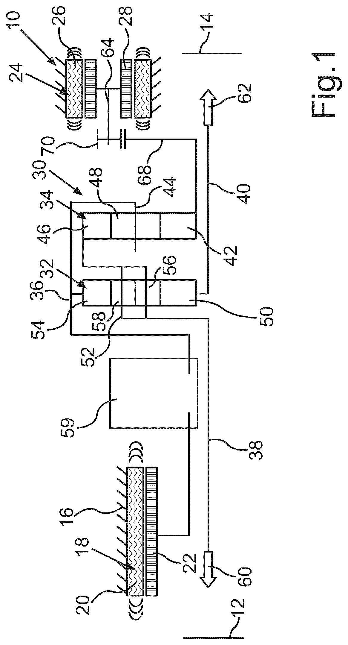 Patent US12311756 Figure 1 – Electric drive unit for a motor vehicle, in particular for a motor car