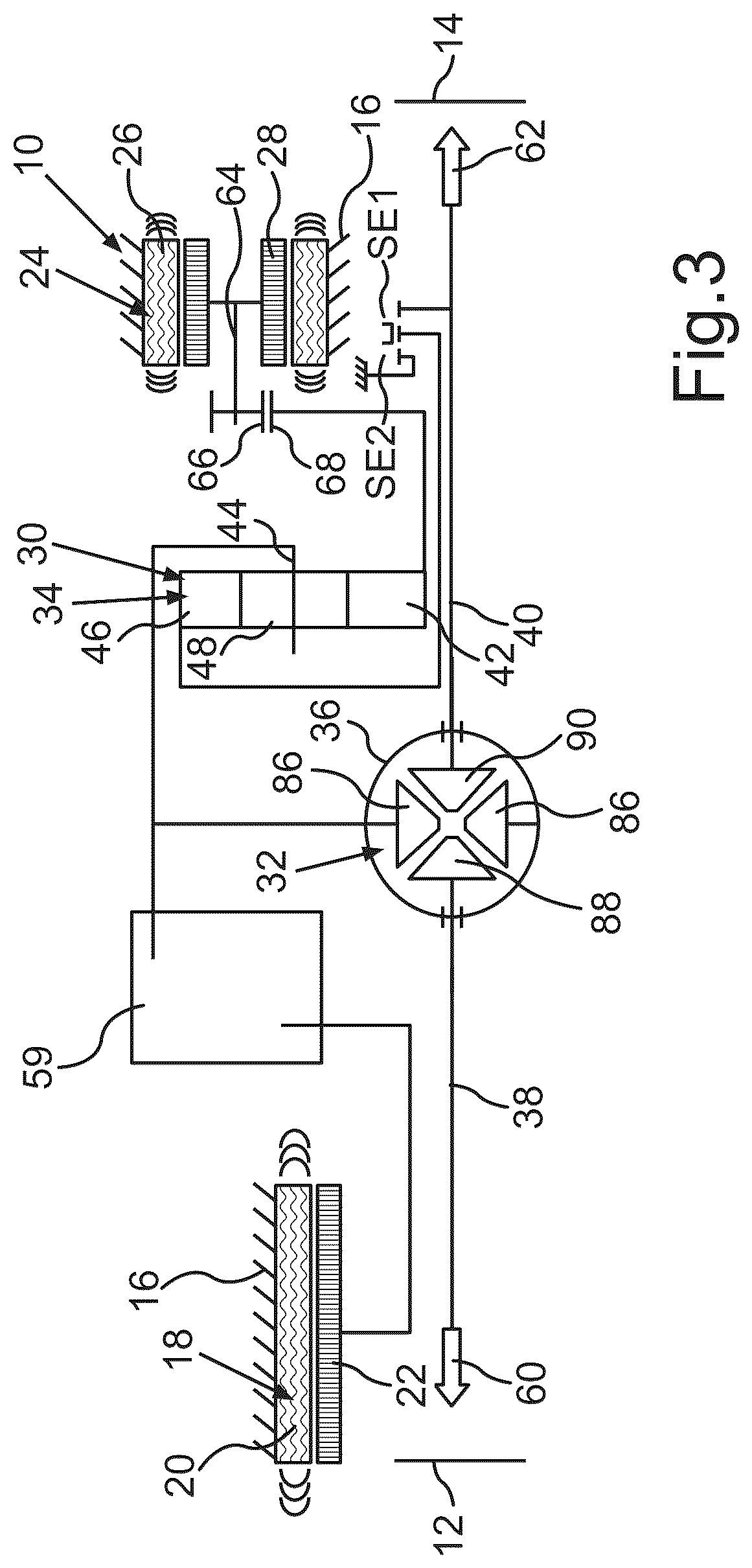 Patent US12311756 Figure 3 – Electric drive unit for a motor vehicle, in particular for a motor car
