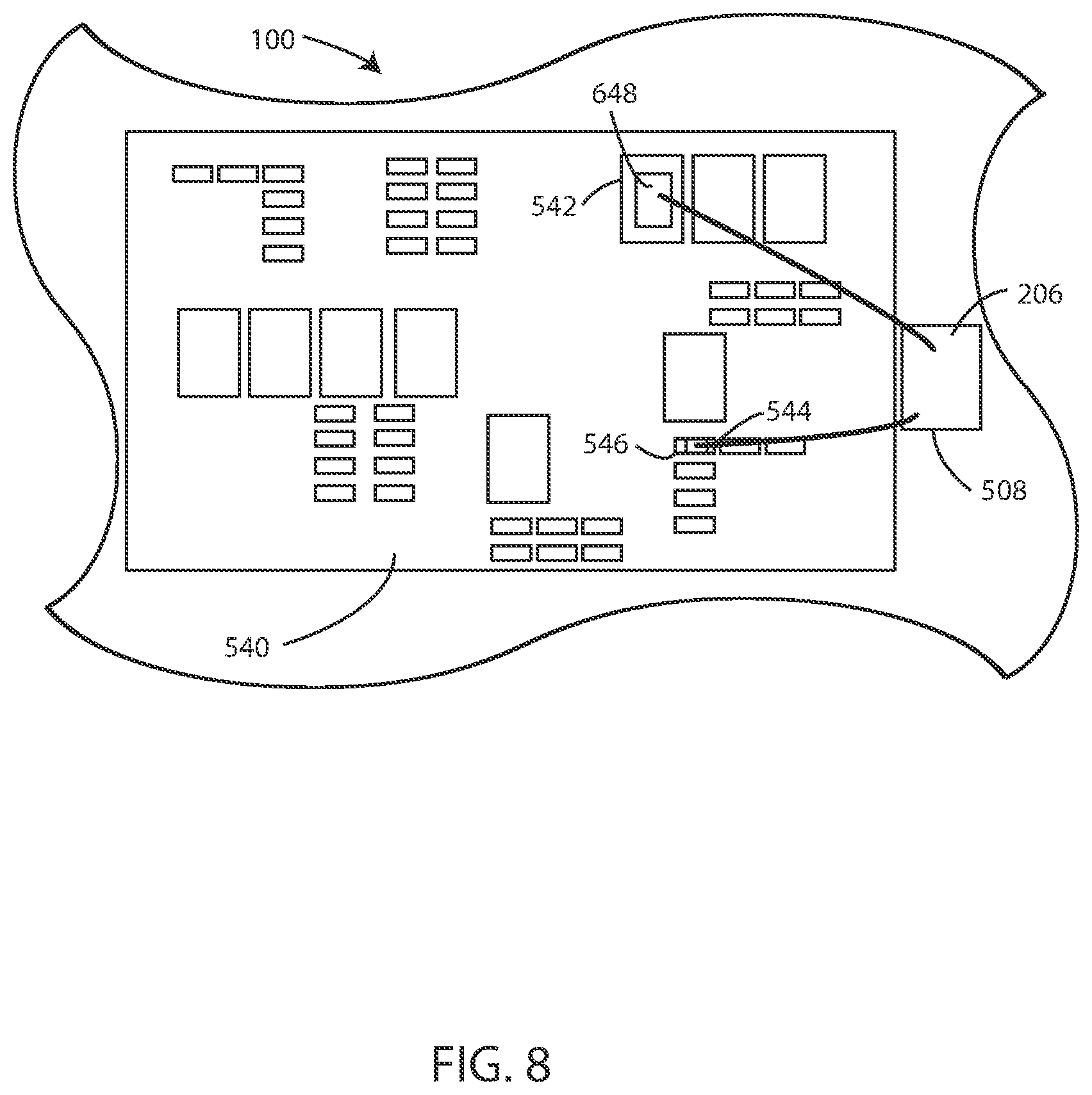 Patent US12311759 Figure 8 – Wireless vehicle interface for immobilization system