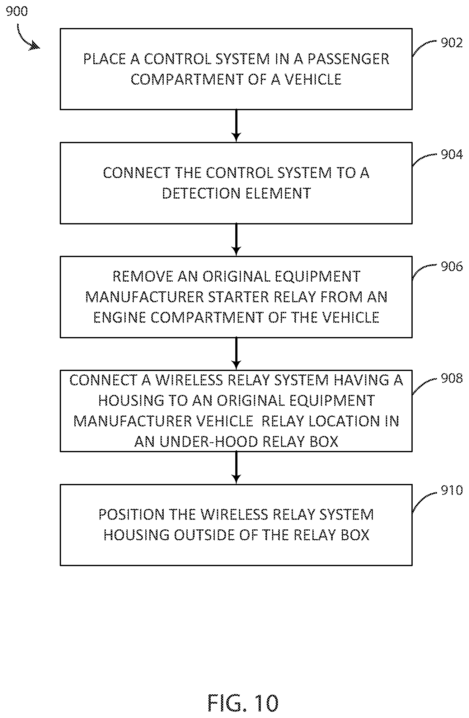 Patent US12311759 Figure 10 – Wireless vehicle interface for immobilization system