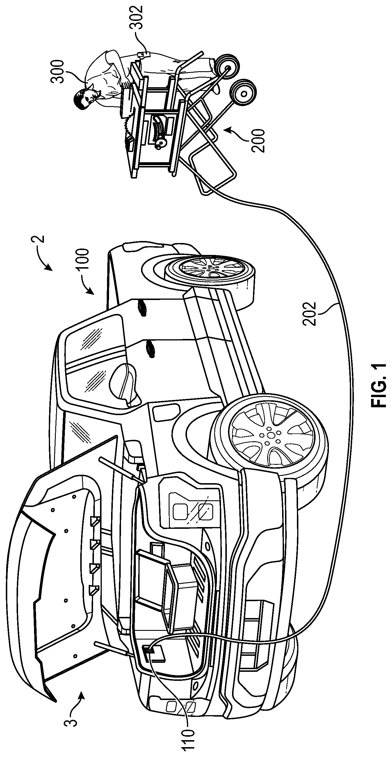 Patent US12311770 Figure 1 – Security mode for vehicle onboard power systems