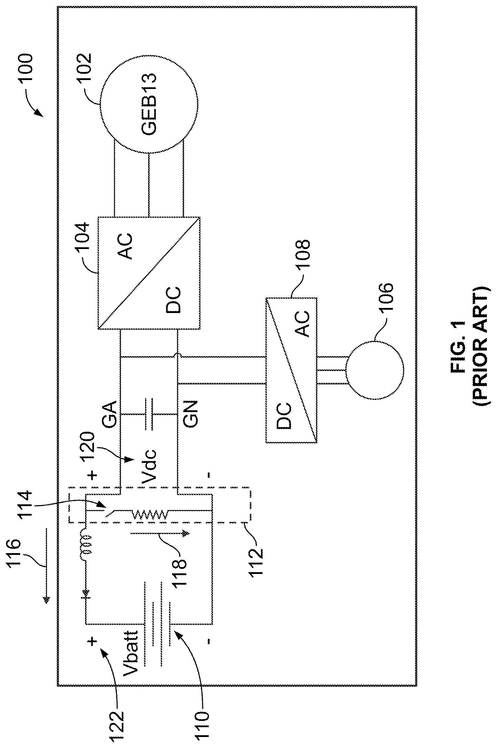 Patent US12311776 Figure 1 – Electric power system and method