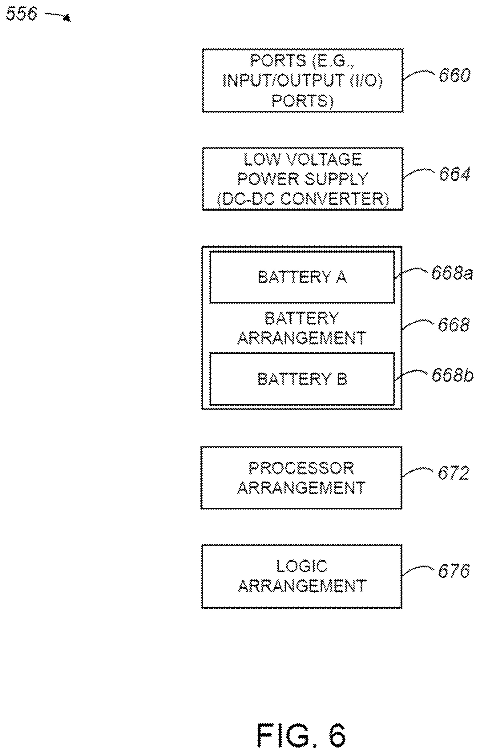 Patent US12311780 Figure 6 – Low voltage power distribution unit for autonomous vehicle