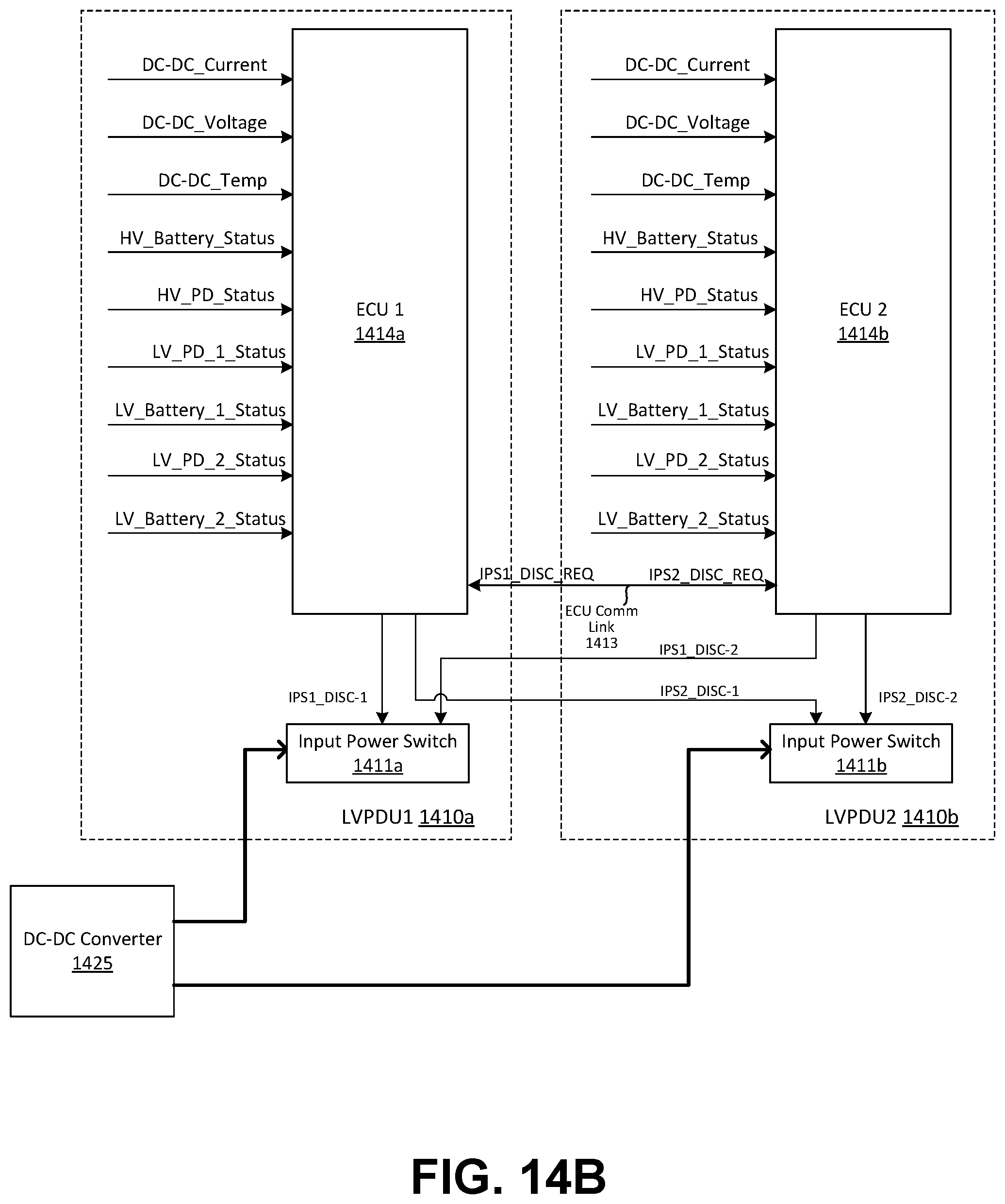 Patent US12311780 Figure 15 – Low voltage power distribution unit for autonomous vehicle