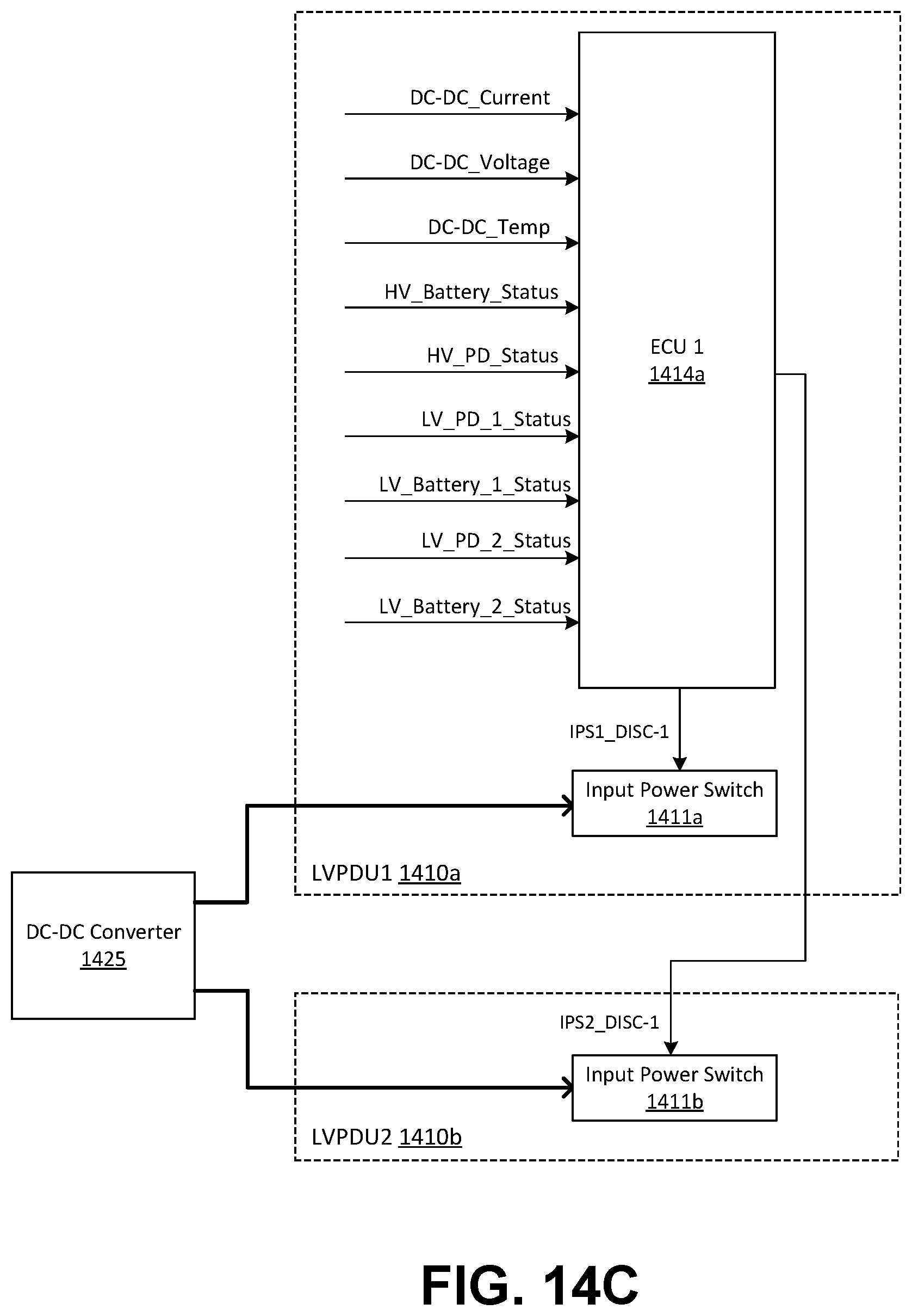 Patent US12311780 Figure 16 – Low voltage power distribution unit for autonomous vehicle