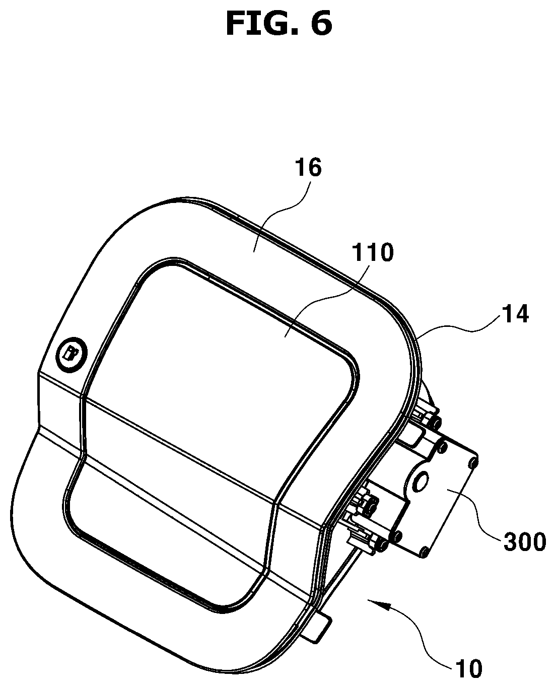 Patent US12311787 Figure 6 – Charging door device for vehicle