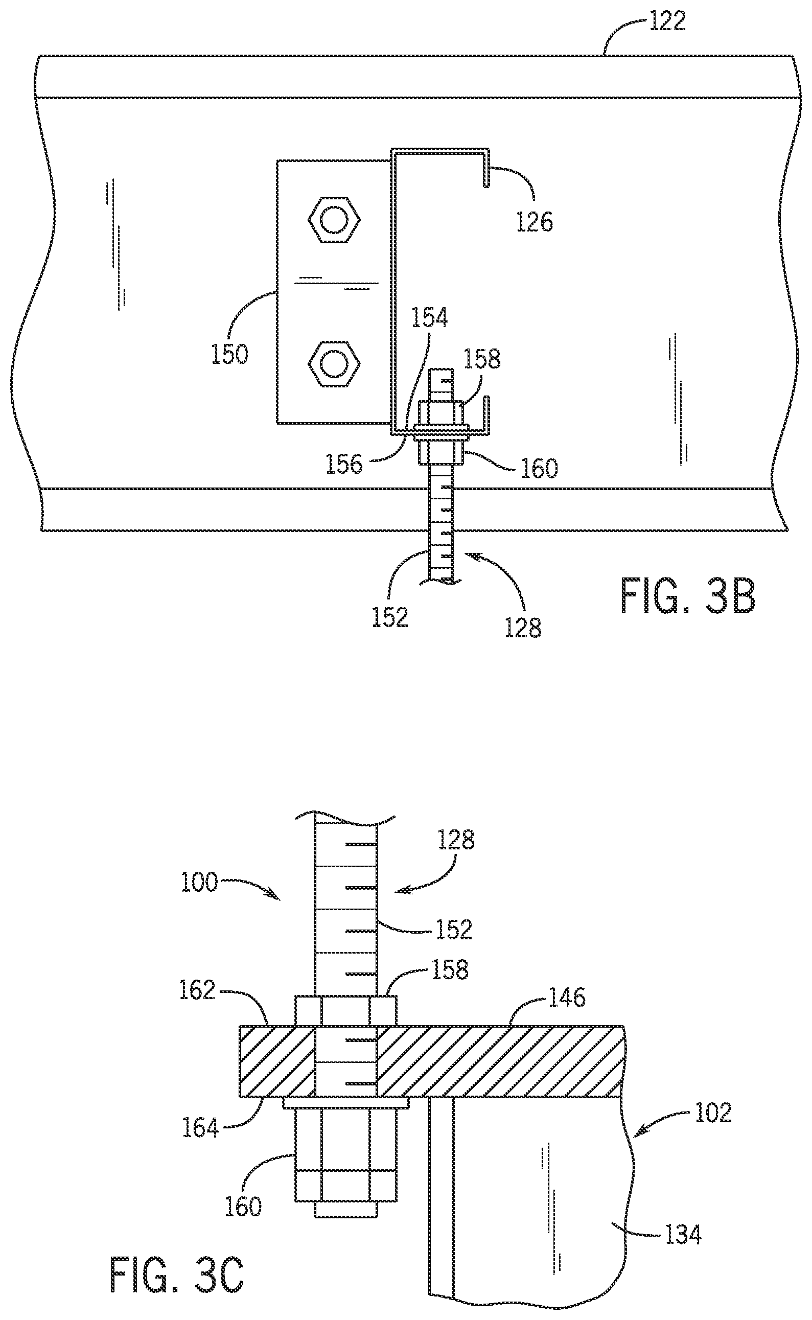 Patent US12311792 Figure 3 – Mounting system for an electric vehicle charging apparatus