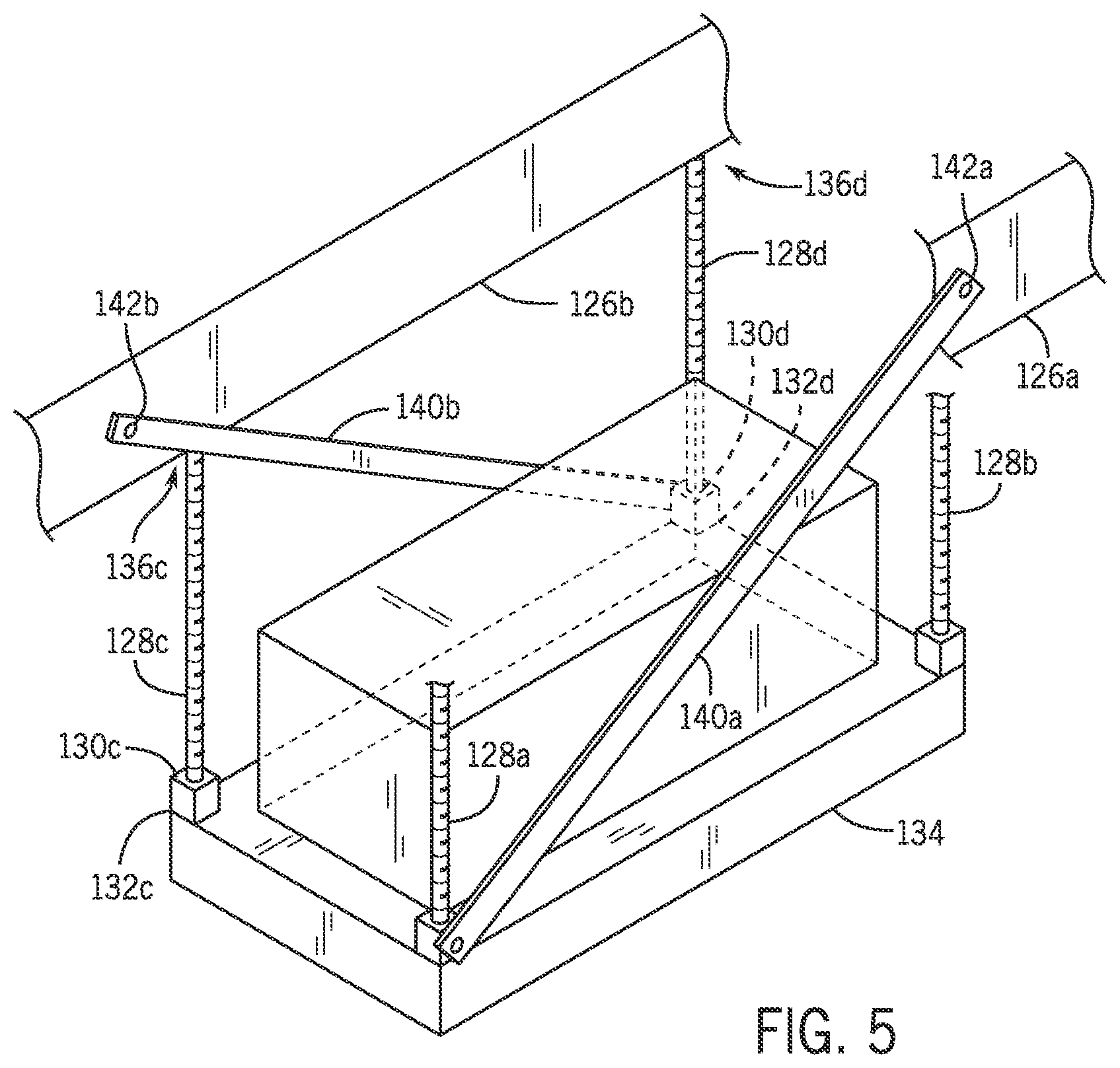 Patent US12311792 Figure 5 – Mounting system for an electric vehicle charging apparatus