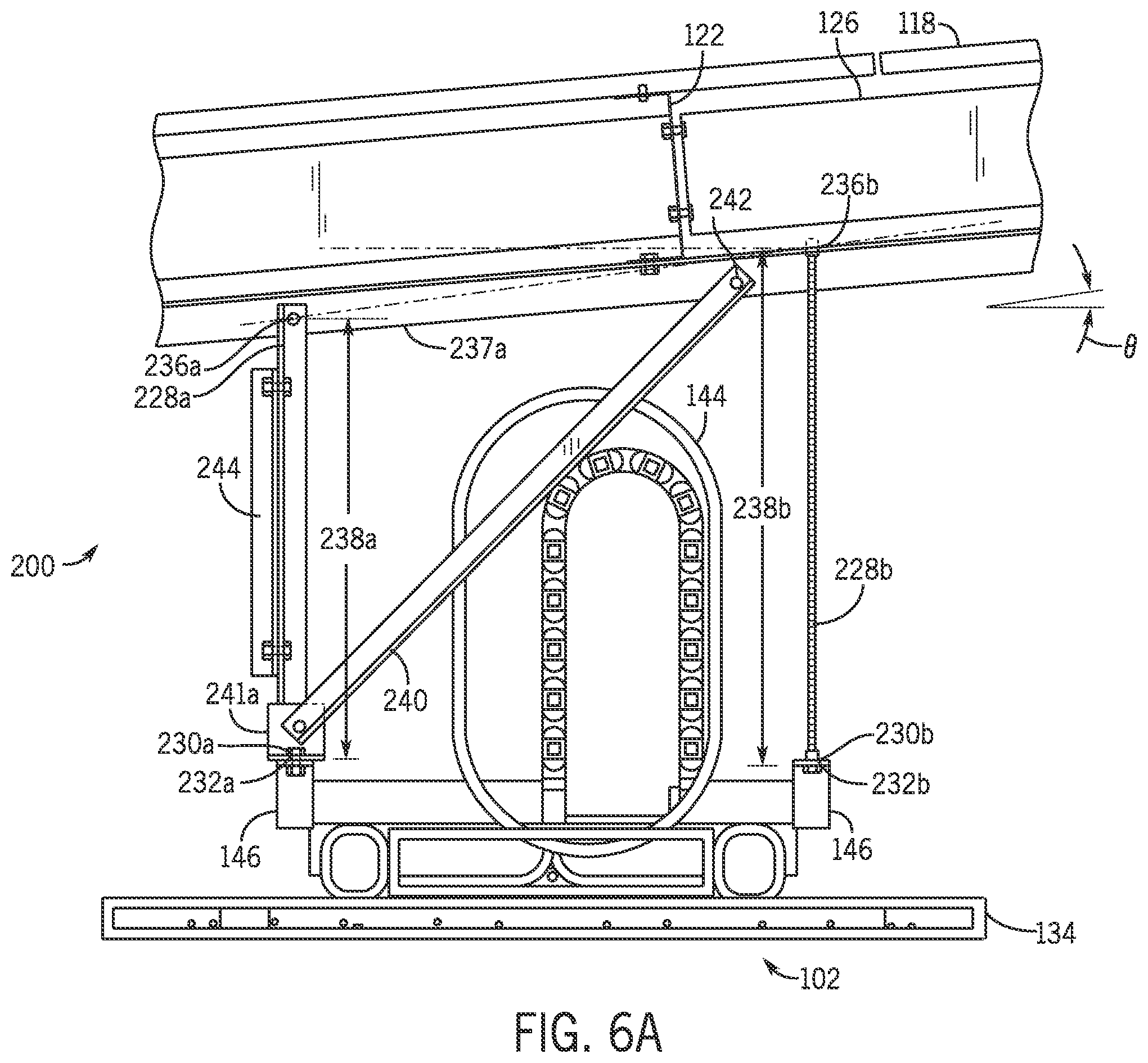 Patent US12311792 Figure 6 – Mounting system for an electric vehicle charging apparatus