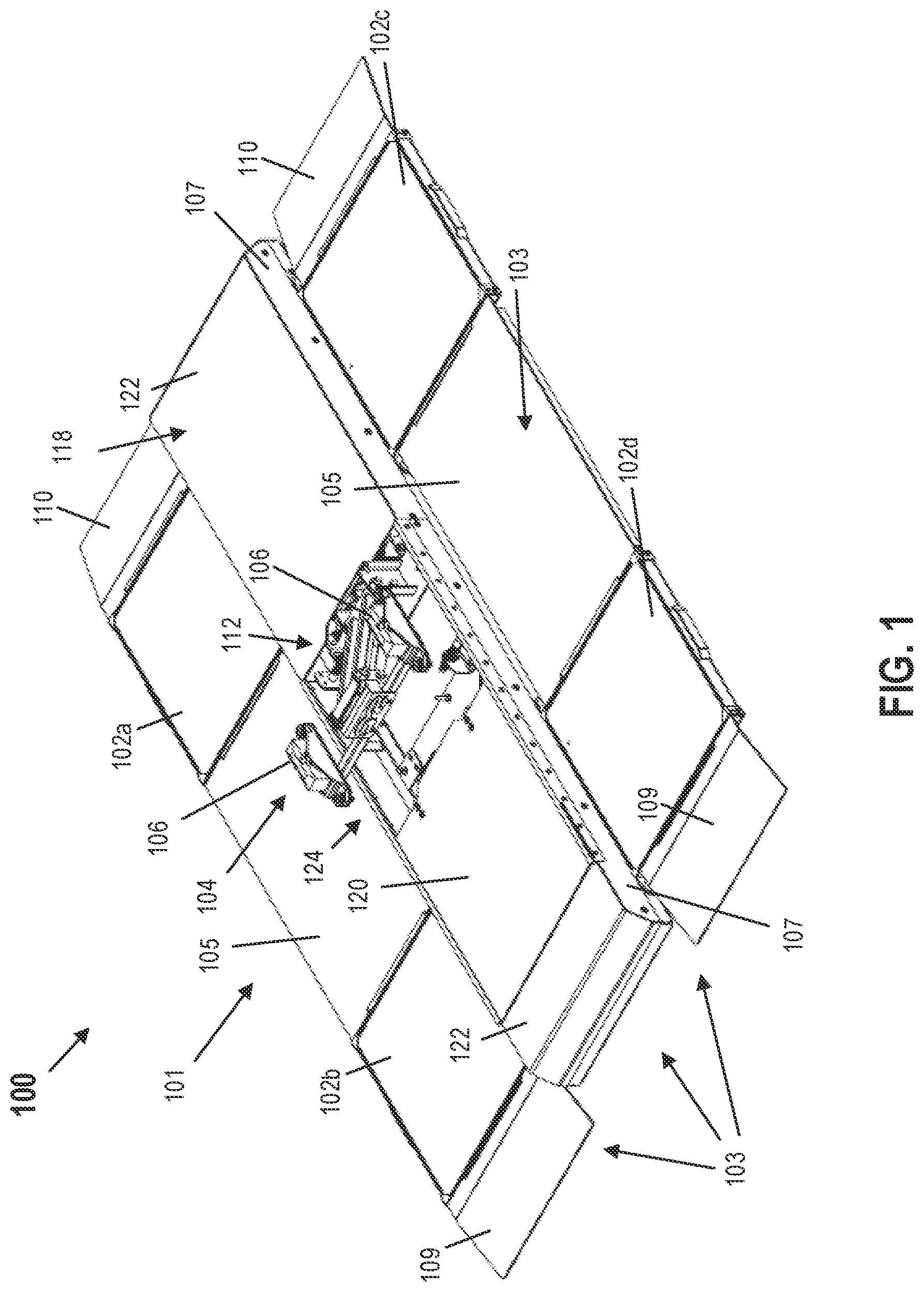 Patent US12311794 Figure 1 – Robot docking stations