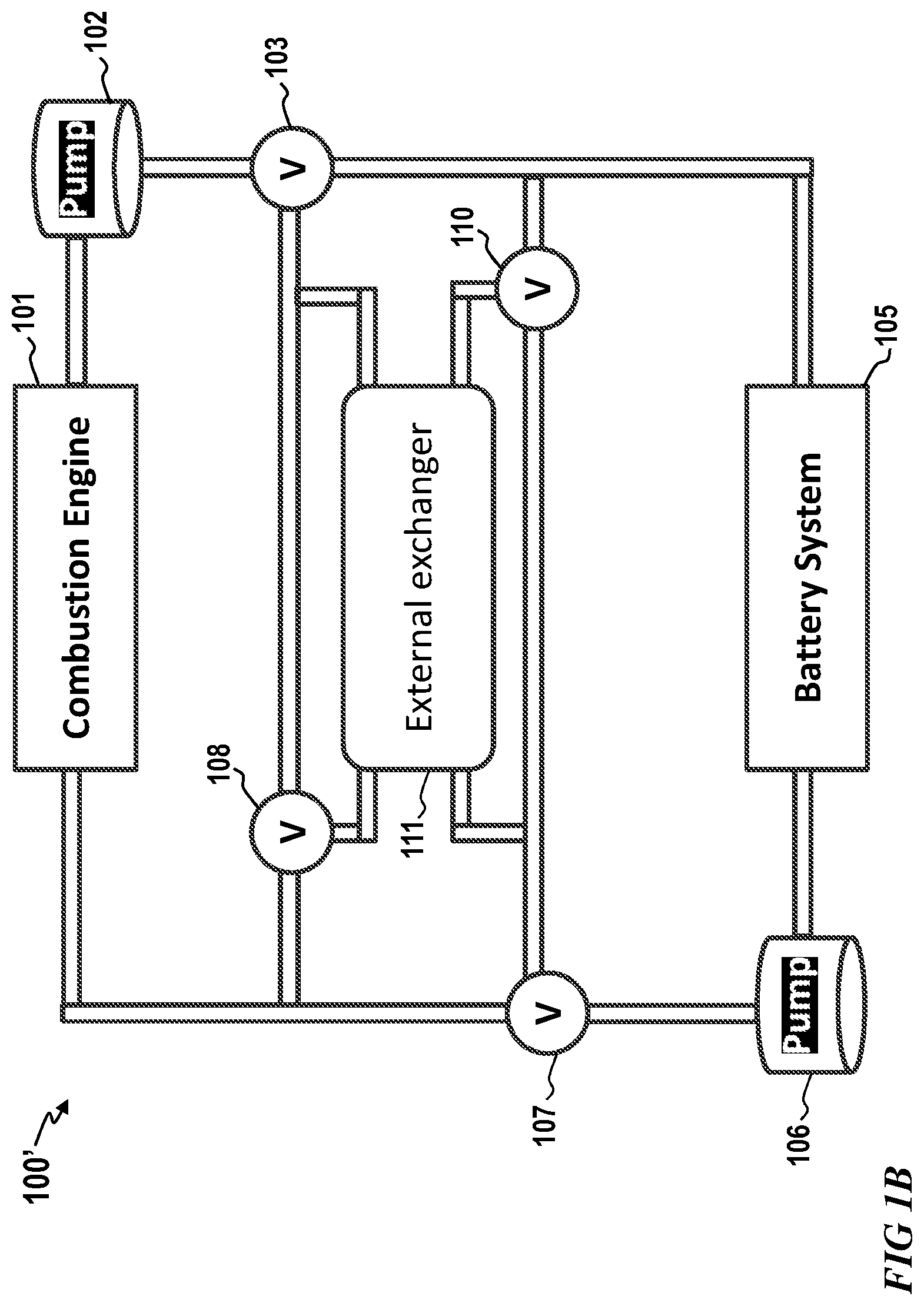 Patent US12311805 Figure 2 – Thermal management system for vehicles with an electric powertrain