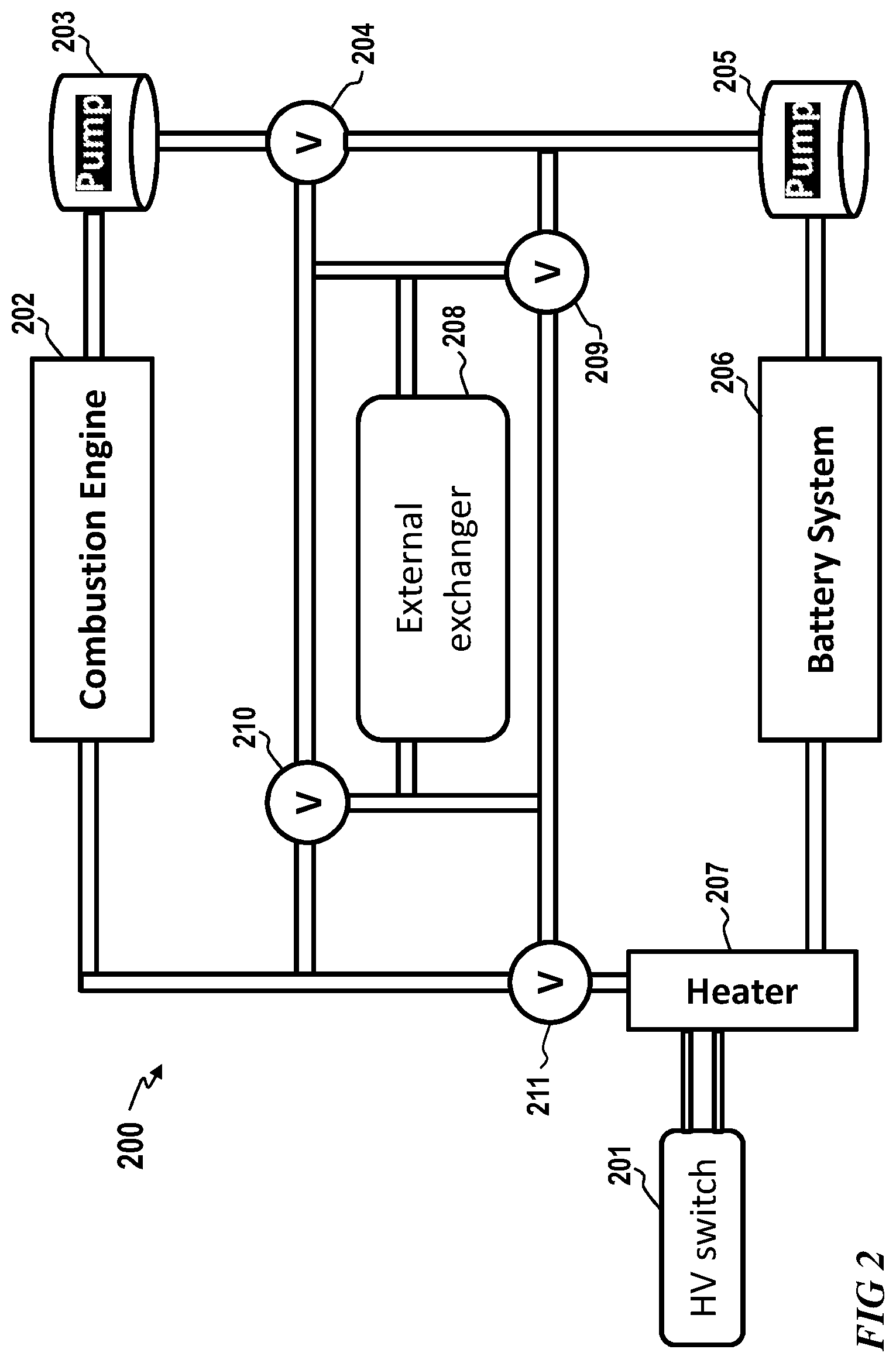 Patent US12311805 Figure 3 – Thermal management system for vehicles with an electric powertrain