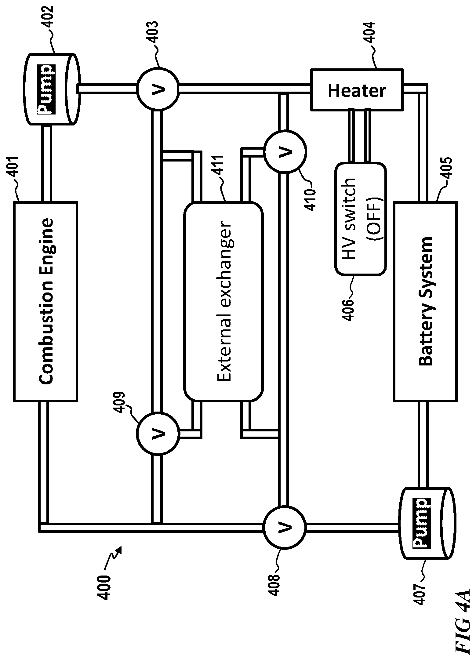 Patent US12311805 Figure 7 – Thermal management system for vehicles with an electric powertrain