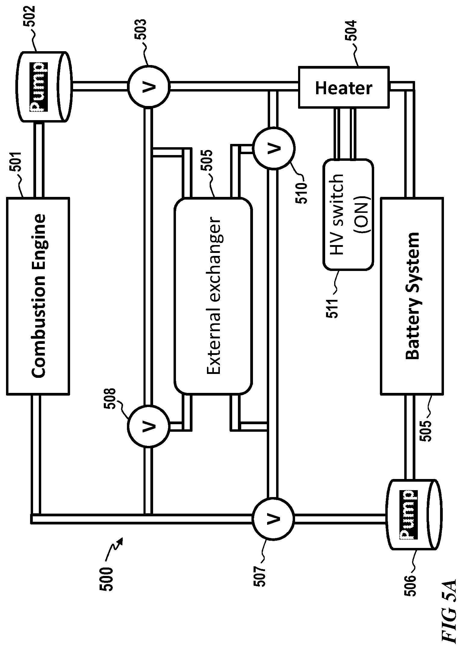 Patent US12311805 Figure 9 – Thermal management system for vehicles with an electric powertrain