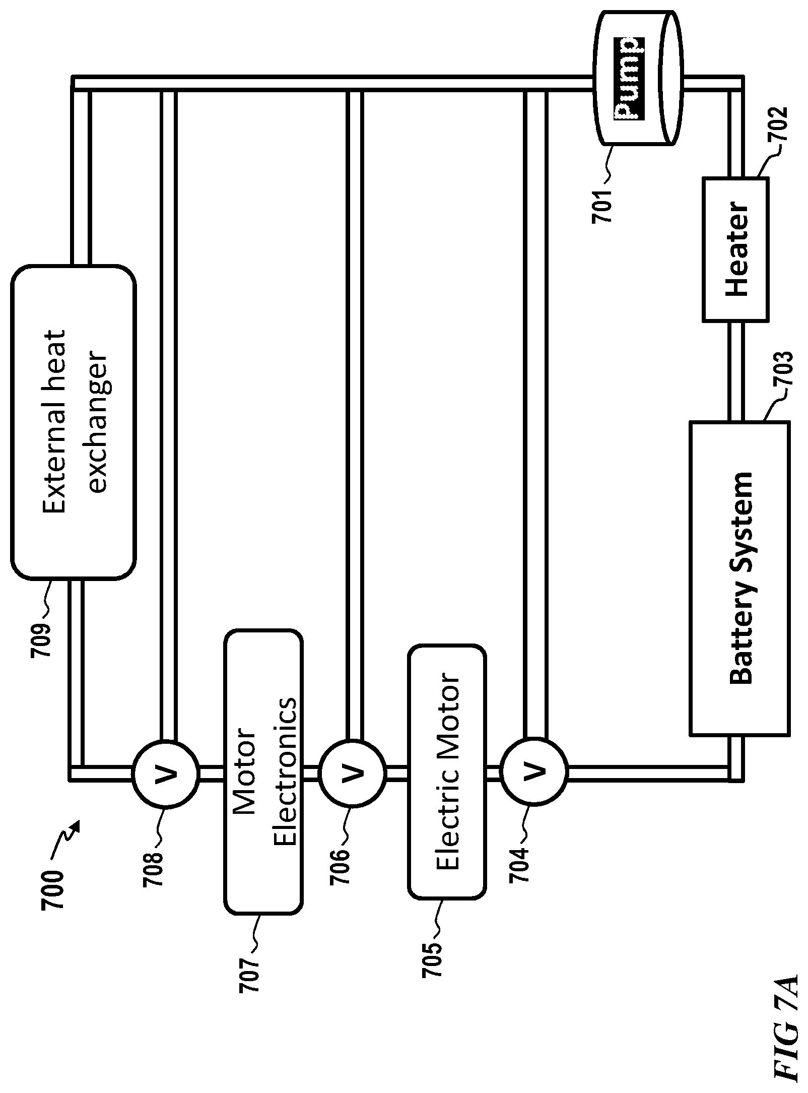 Patent US12311805 Figure 13 – Thermal management system for vehicles with an electric powertrain
