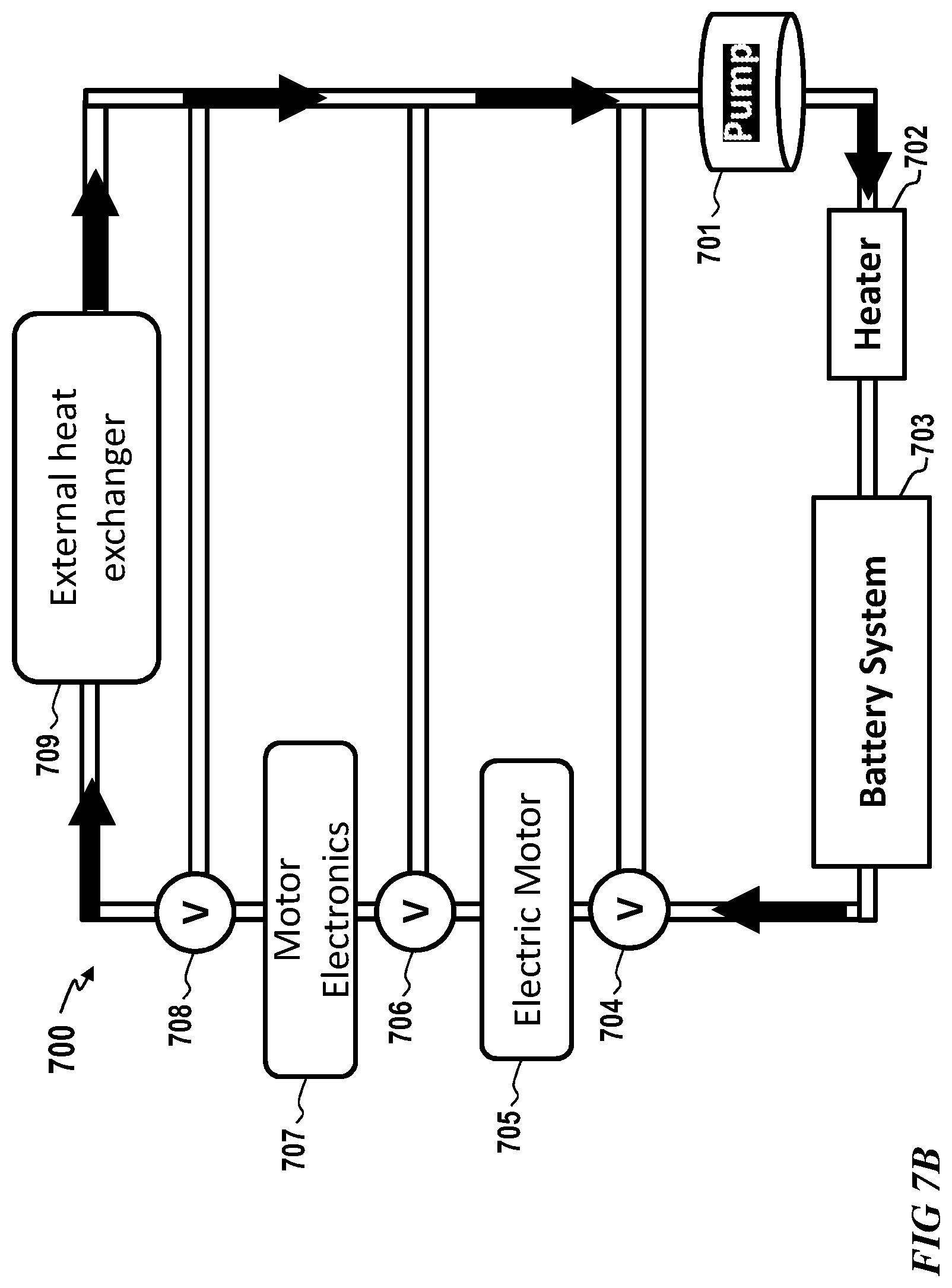 Patent US12311805 Figure 14 – Thermal management system for vehicles with an electric powertrain