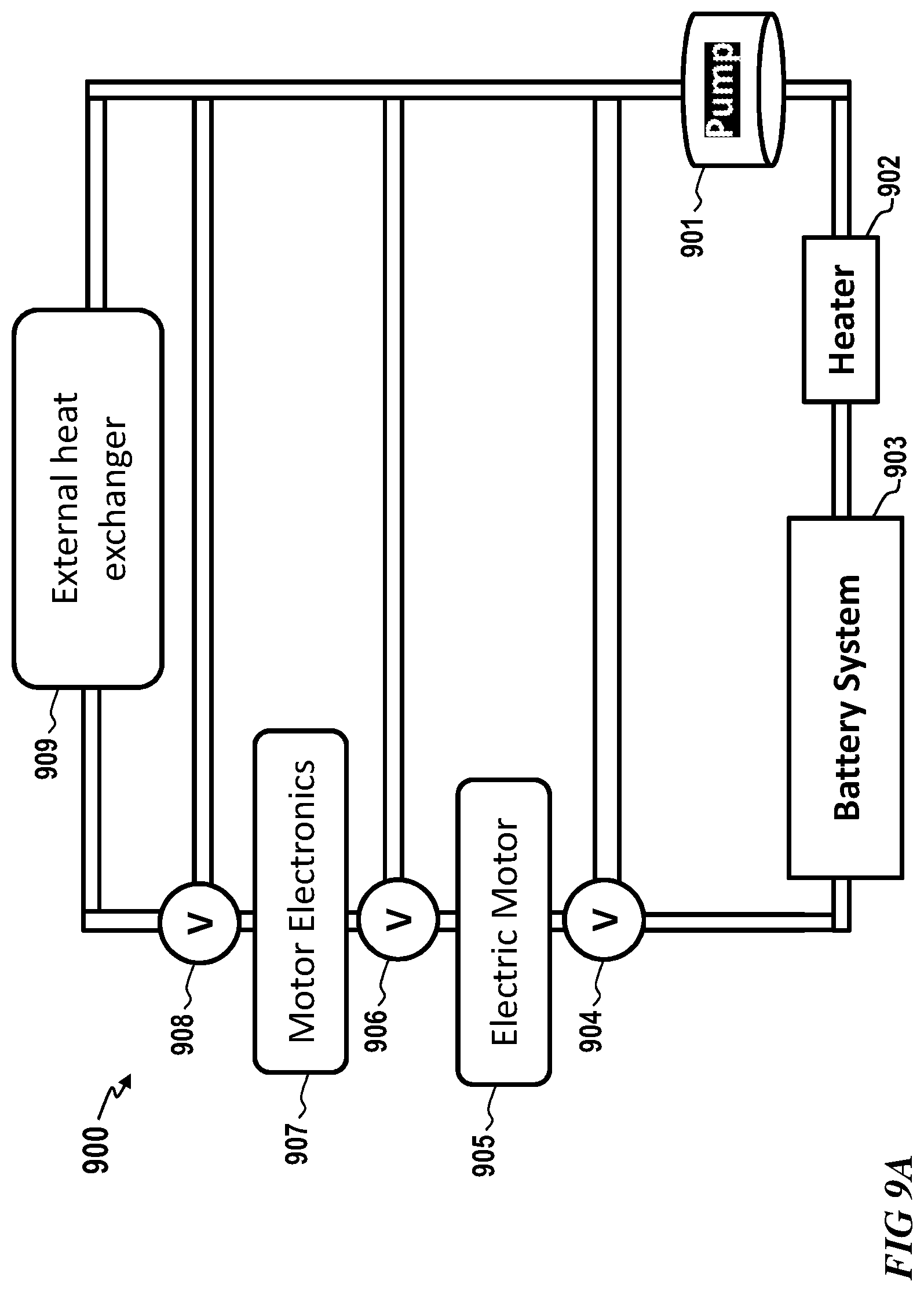 Patent US12311805 Figure 17 – Thermal management system for vehicles with an electric powertrain
