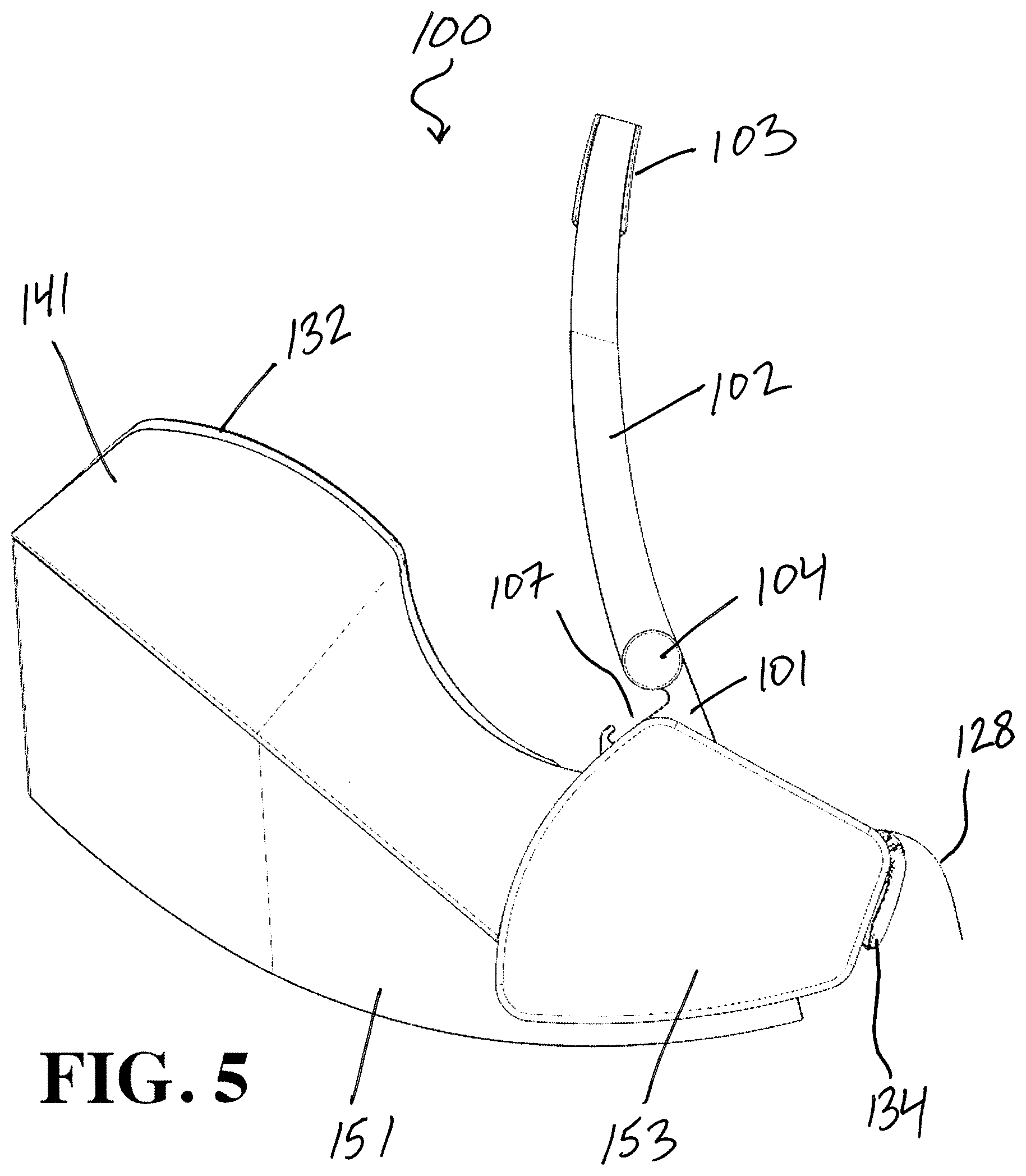 Patent US12311809 Figure 5 – Child safety seat