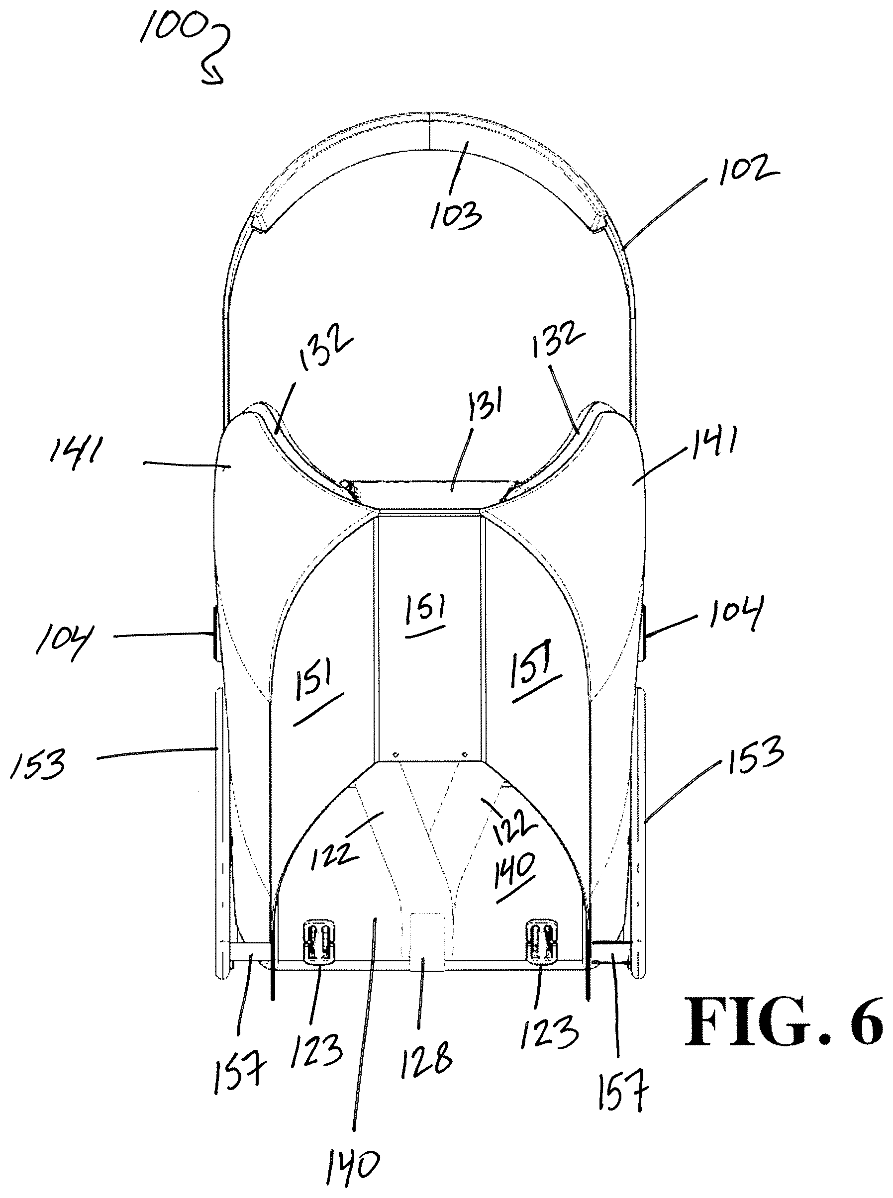 Patent US12311809 Figure 6 – Child safety seat