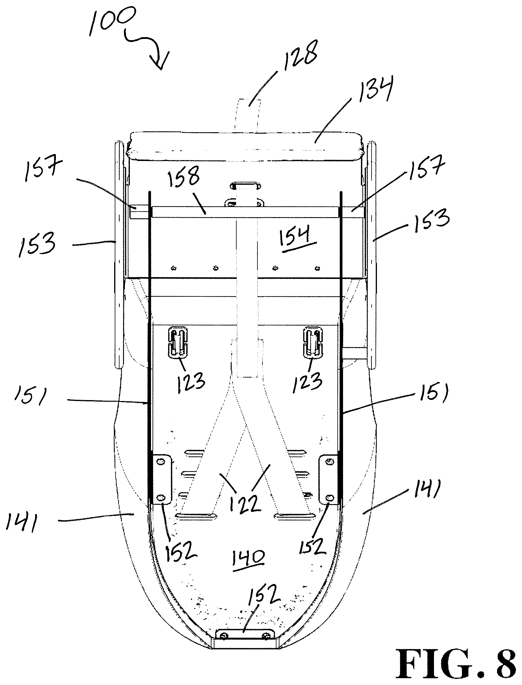Patent US12311809 Figure 8 – Child safety seat