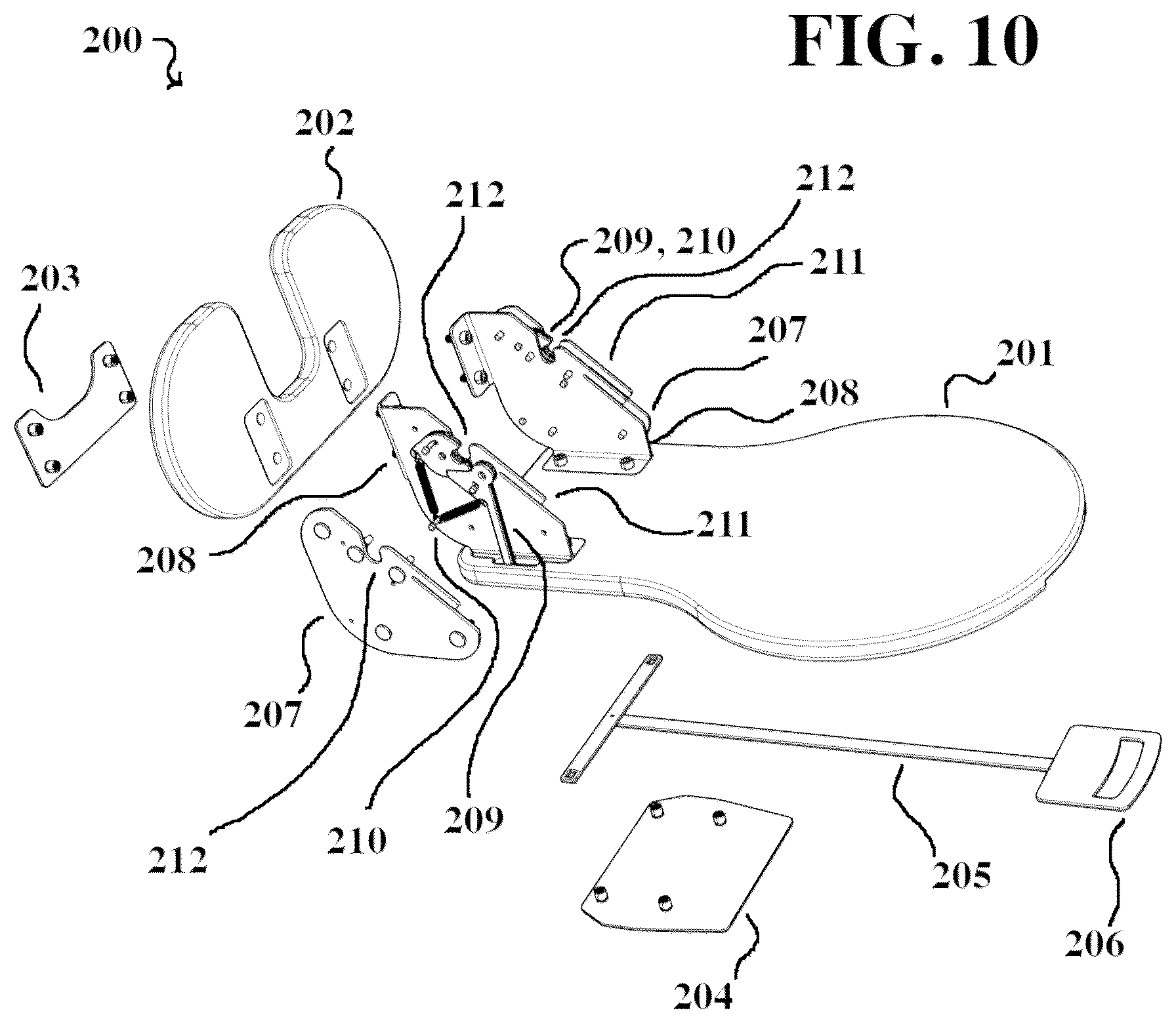 Patent US12311809 Figure 10 – Child safety seat