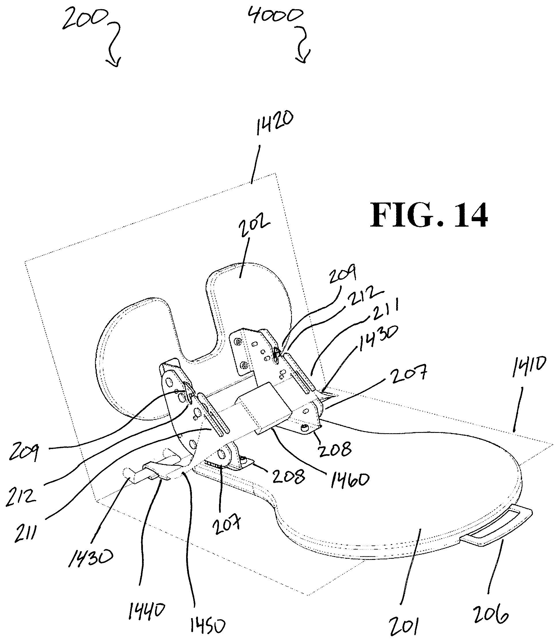 Patent US12311809 Figure 14 – Child safety seat