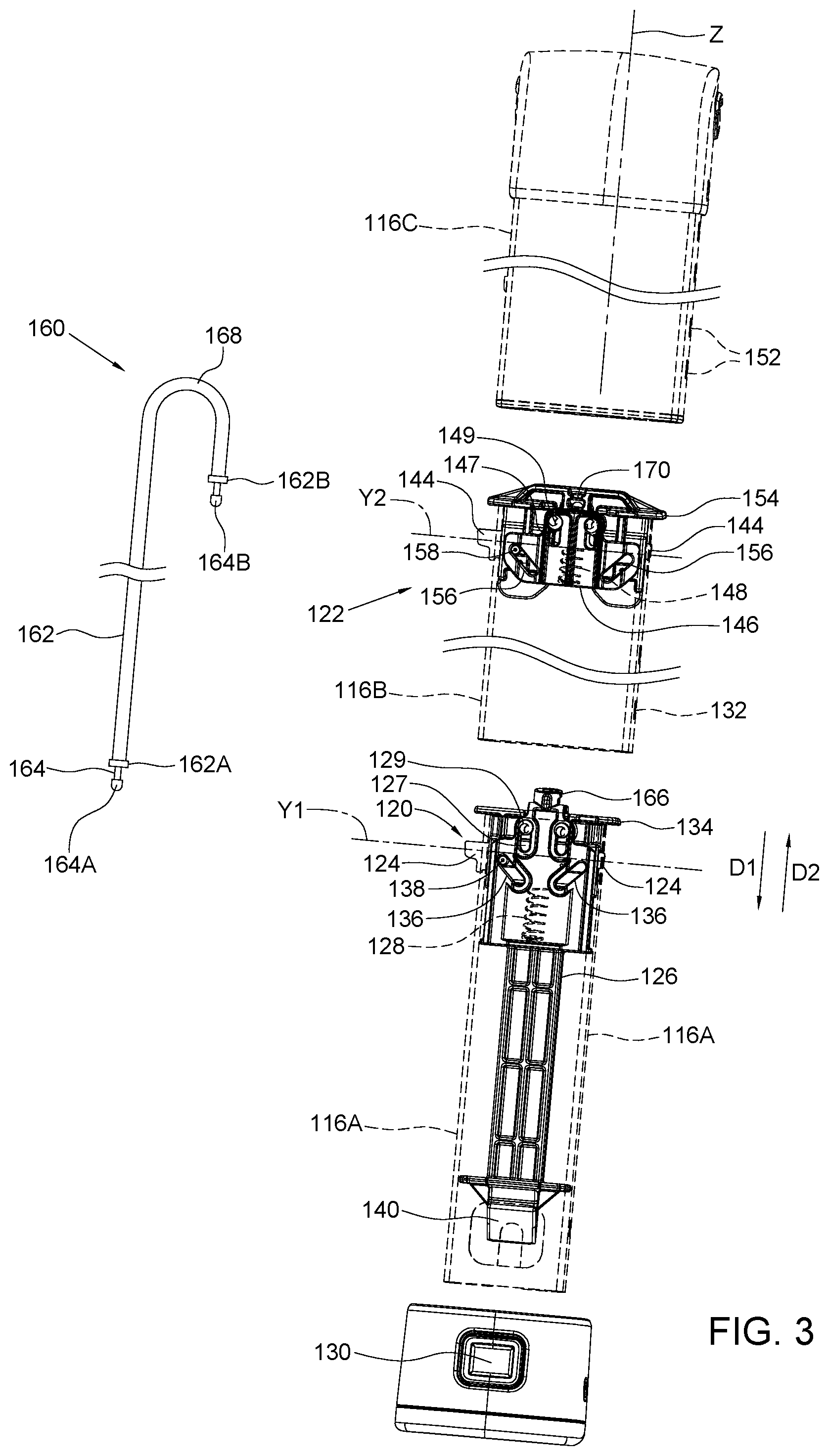 Patent US12311810 Figure 3 – Support base for a child safety seat