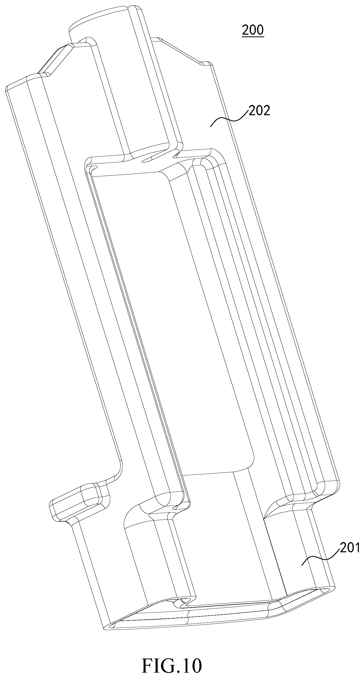 Patent US12311812 Figure 9 – Indicator assembly of a supporting leg device for a safety seat and safety seat