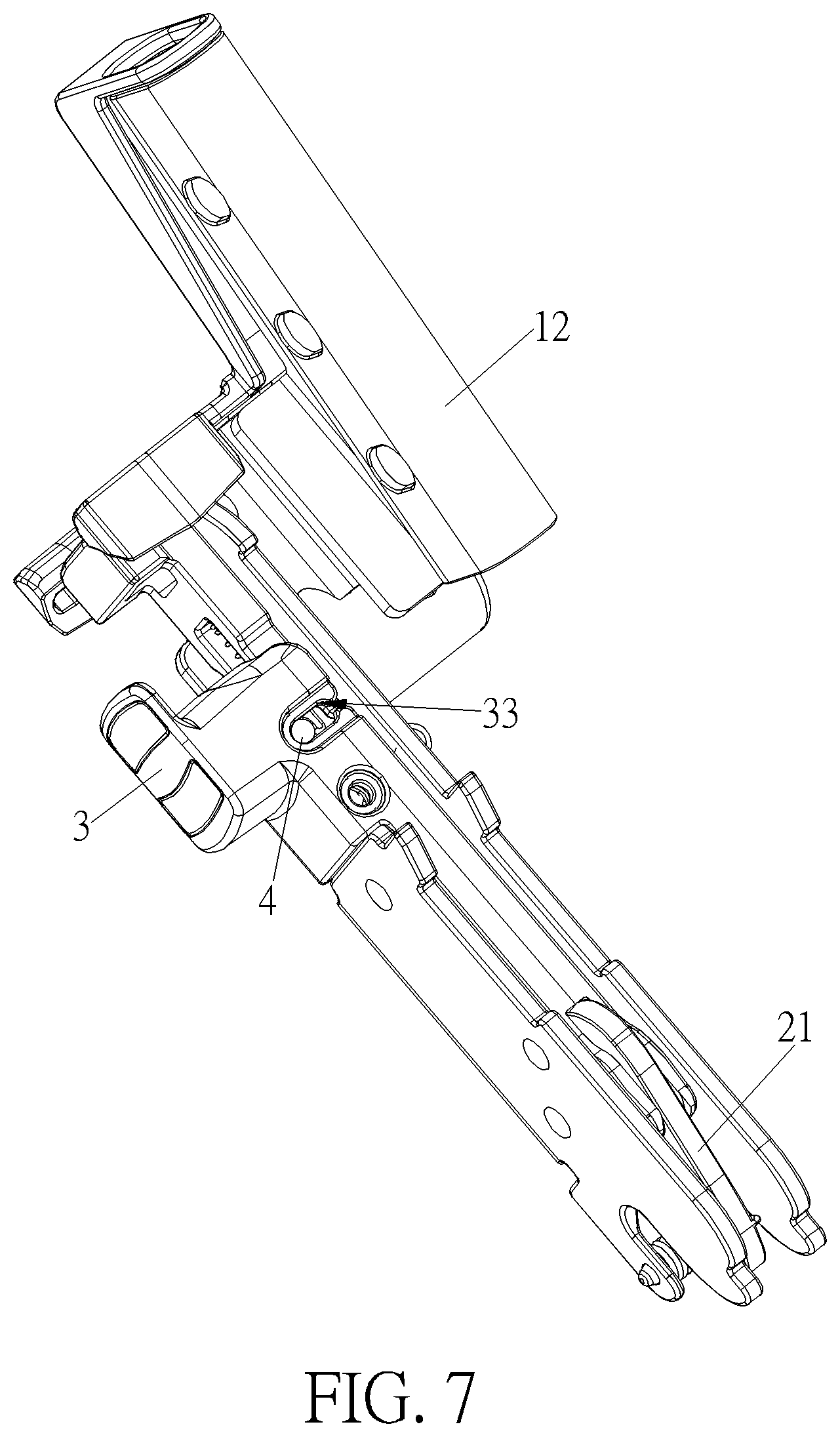 Patent US12311813 Figure 5 – Accessory and infant seat having accessory