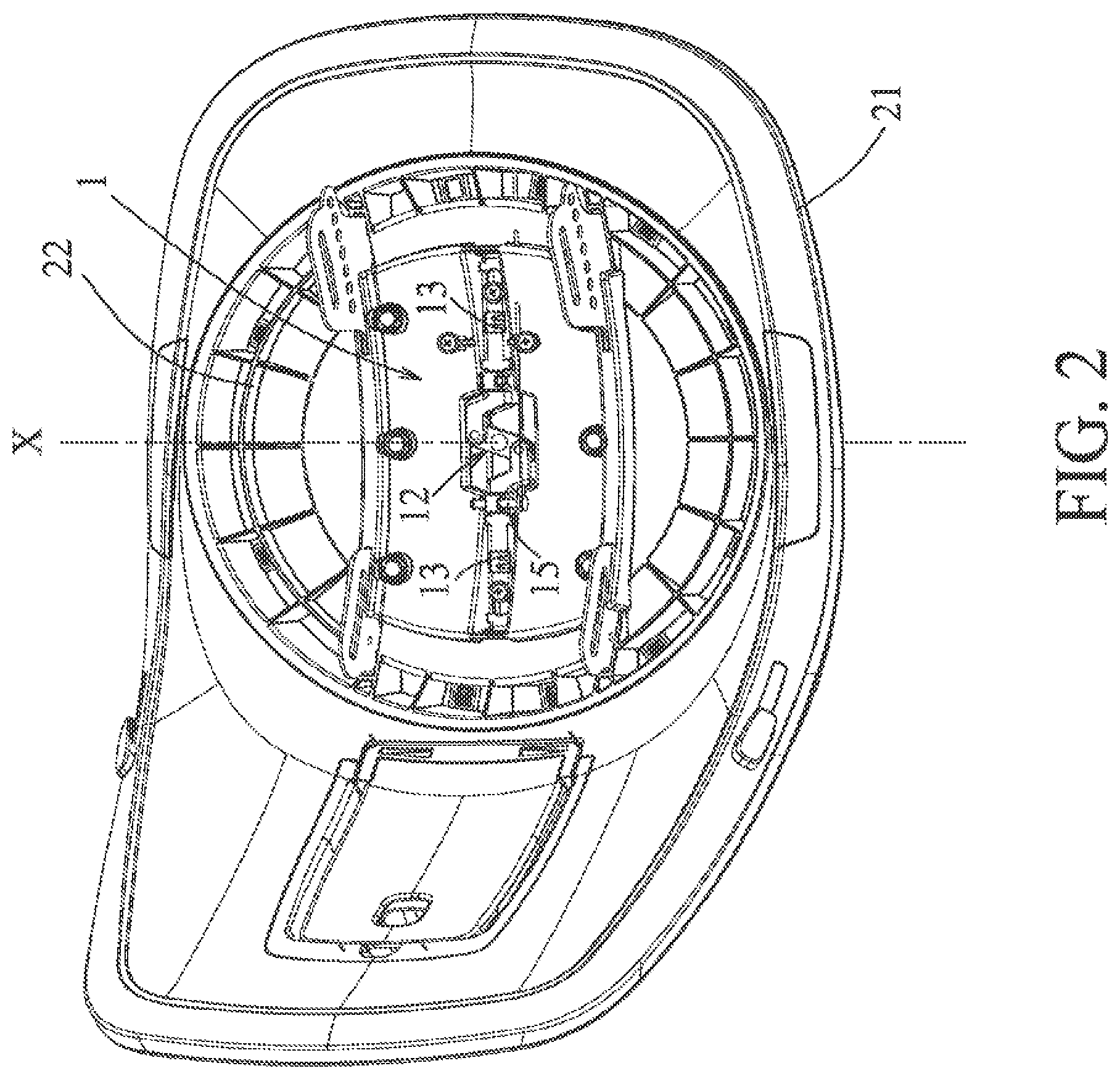 Patent US12311814 Figure 2 – Safety seat having a spin lock