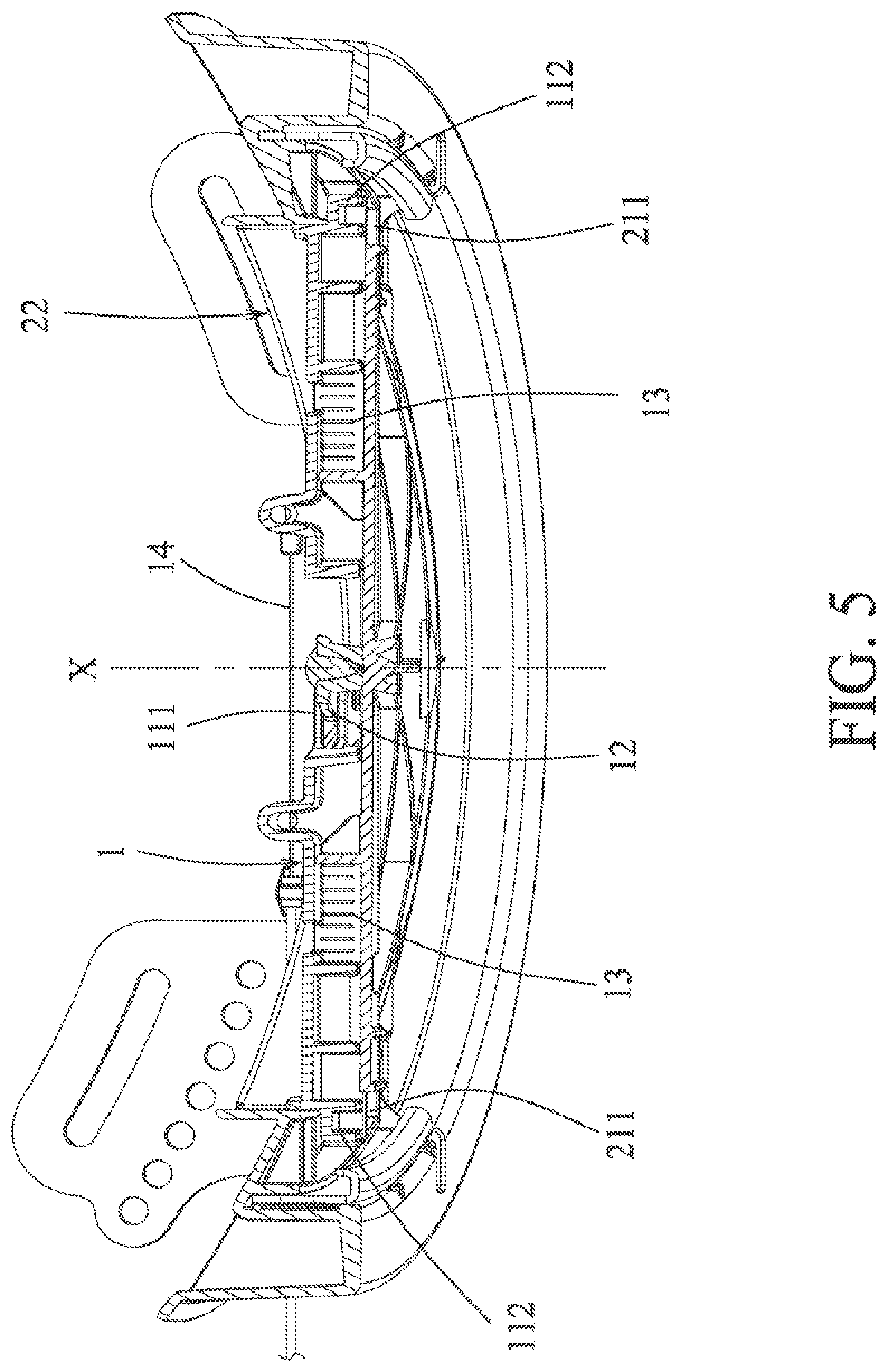 Patent US12311814 Figure 5 – Safety seat having a spin lock